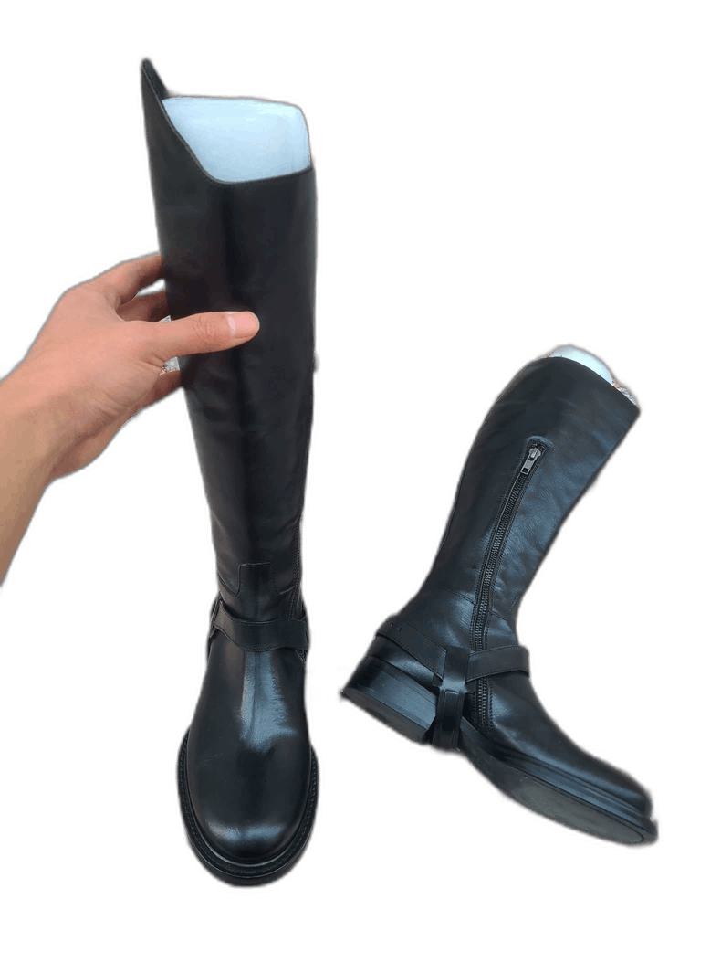 Ann Demeulemeester Ann Demeulemeester Women's Black Riding Boots Size US 6 / IT 36 - 1 Thumbnail