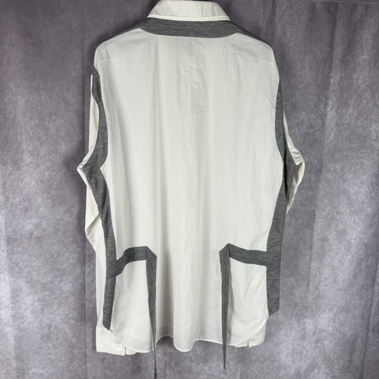 Dior × Hedi Slimane SS07 Dior Homme Grey Jersey Insert White Size US L / EU 52-54 / 3 - 5 Thumbnail