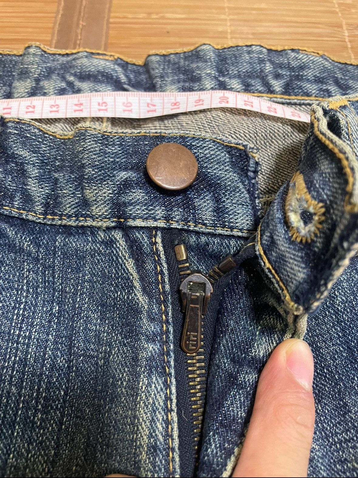 Number (N)ine Number (n)ine aw03 denim jeans Size US 34 / EU 50 - 3 Thumbnail