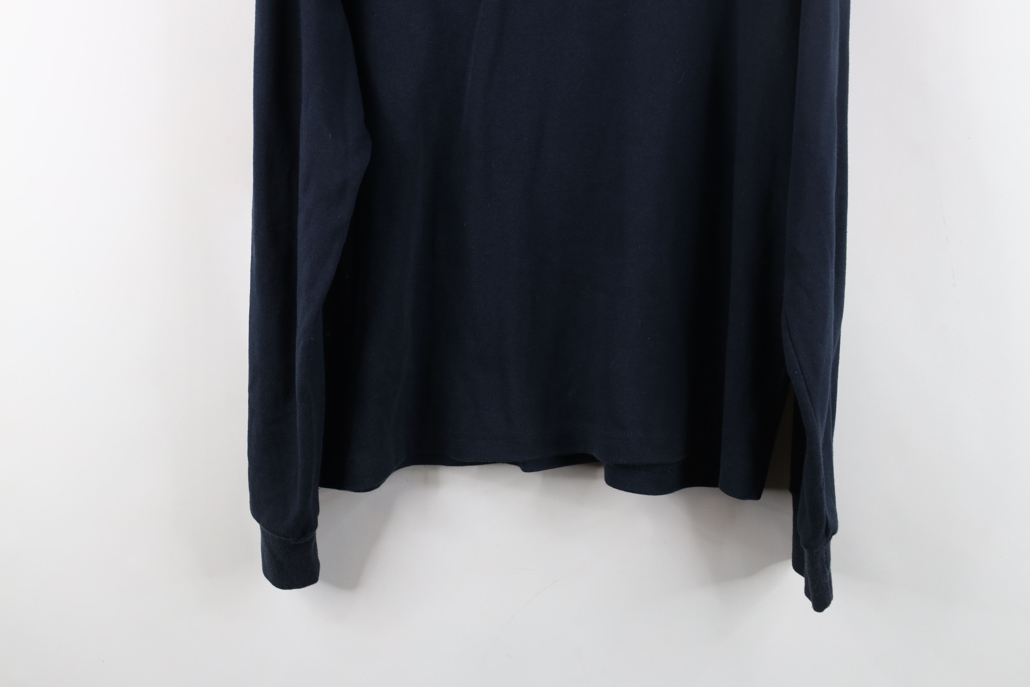 Vintage Vintage 90s Streetwear Blank Long Sleeve Turtleneck T-Shirt Size L / US 10 / IT 46 - 10 Thumbnail
