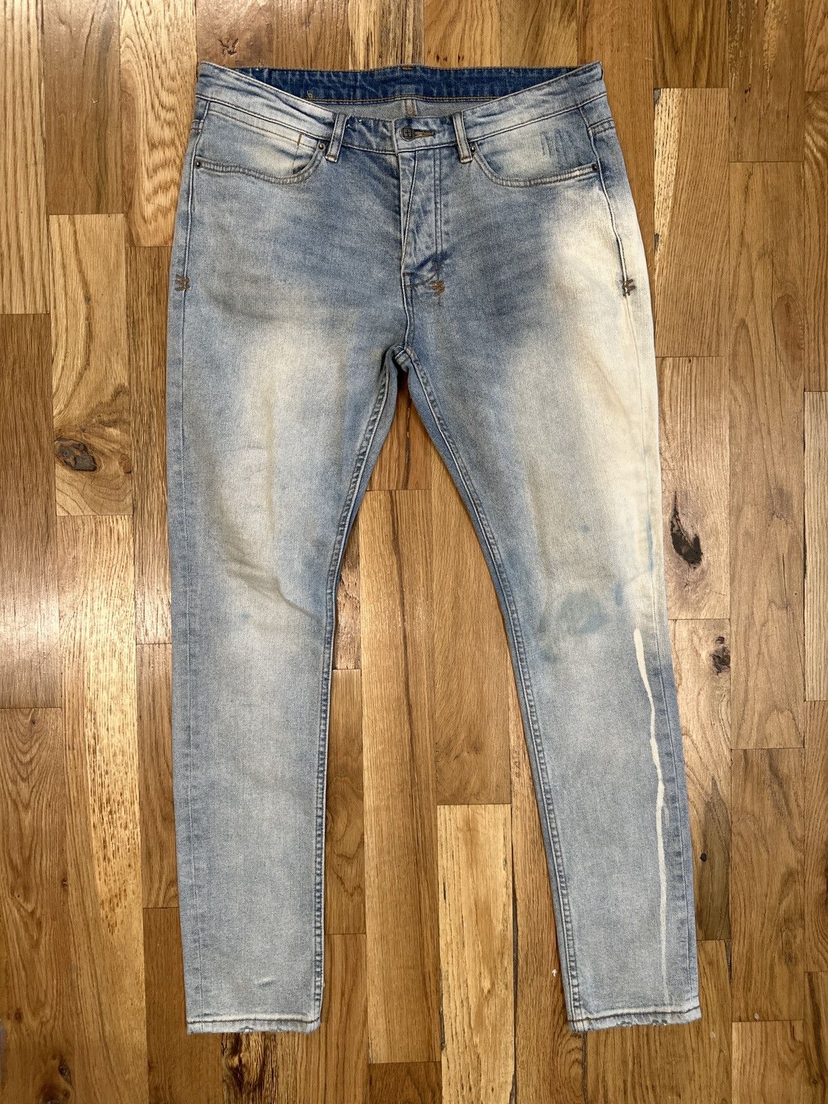 Ksubi Ksubi Plain Washed Blue Denim Jeans Size 33 Size US 33 - 1 Thumbnail
