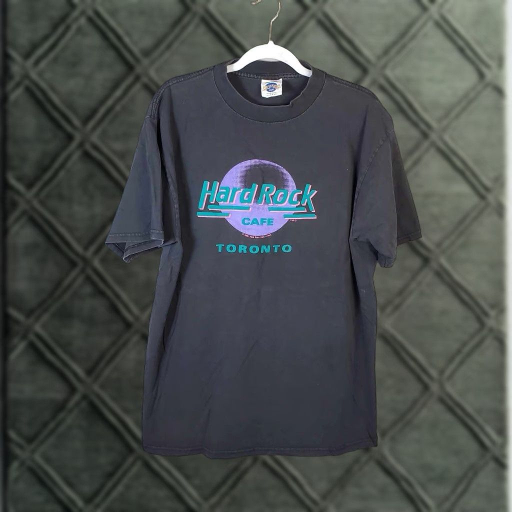 Hard Rock Cafe VINTAGE Hard Rock Cafe T Shirt Toronto Canada 1989 XL Men Black Size US XL / EU 56 / 4 - 1 Thumbnail