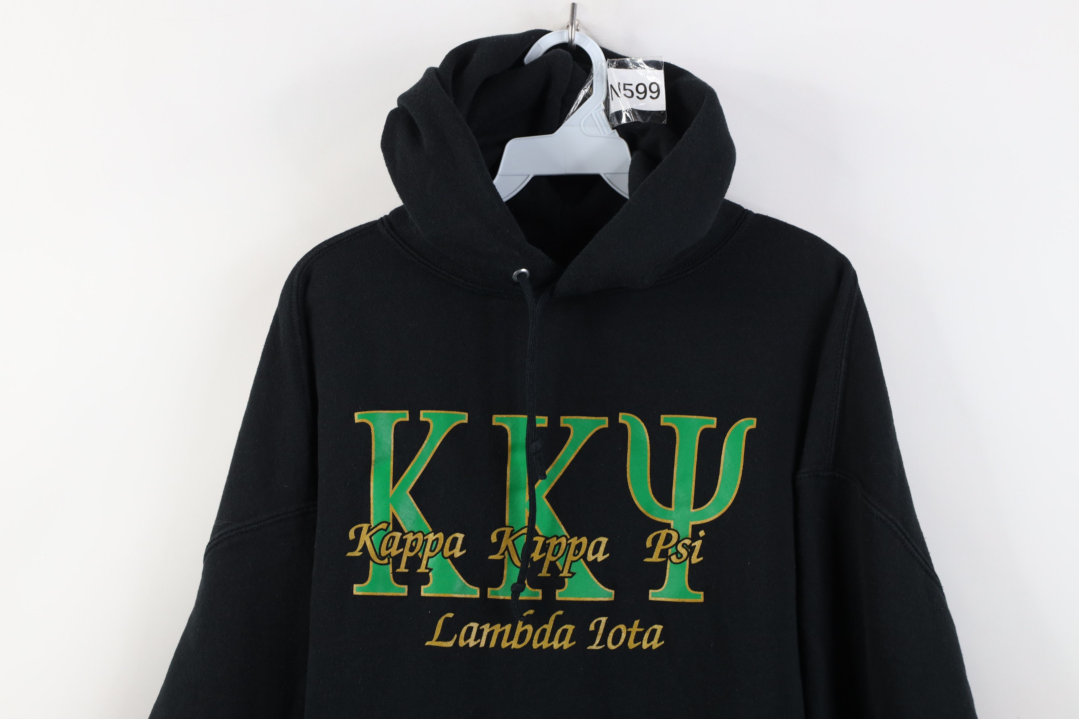 Vintage Vintage 90s Y2K Kappa Psi Lamda Iota Fraternity Sweatshirt Size US XXL / EU 58 / 5 - 2 Thumbnail
