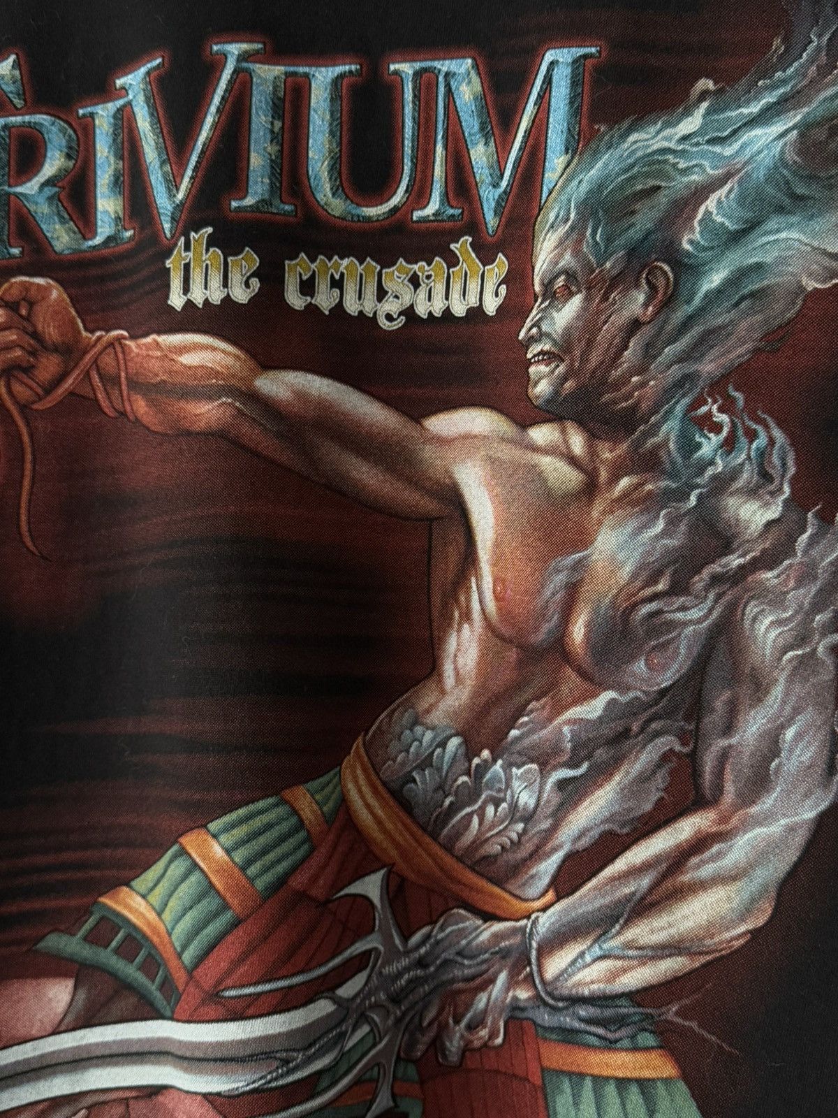 Band Tees × Vintage Vintage 00s Trivium ‘The Crusade’ Metal Band T-Shirt Size US M / EU 48-50 / 2 - 5 Thumbnail