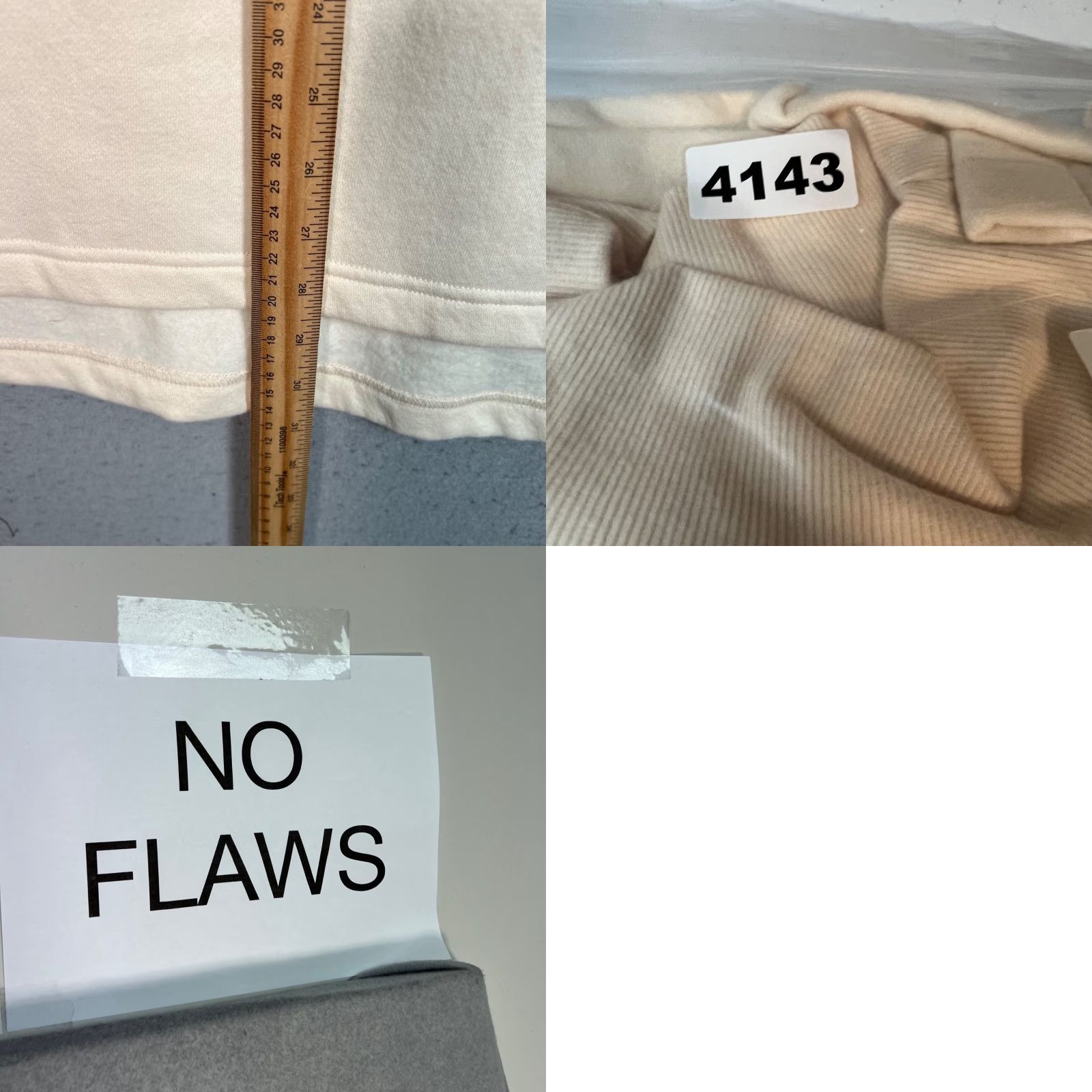 Urban Outfitters Urban Outfitters Out From Under Womens Small Cream Oversized Sweatshirt NEW Size S / US 4 / IT 40 - 8 Thumbnail