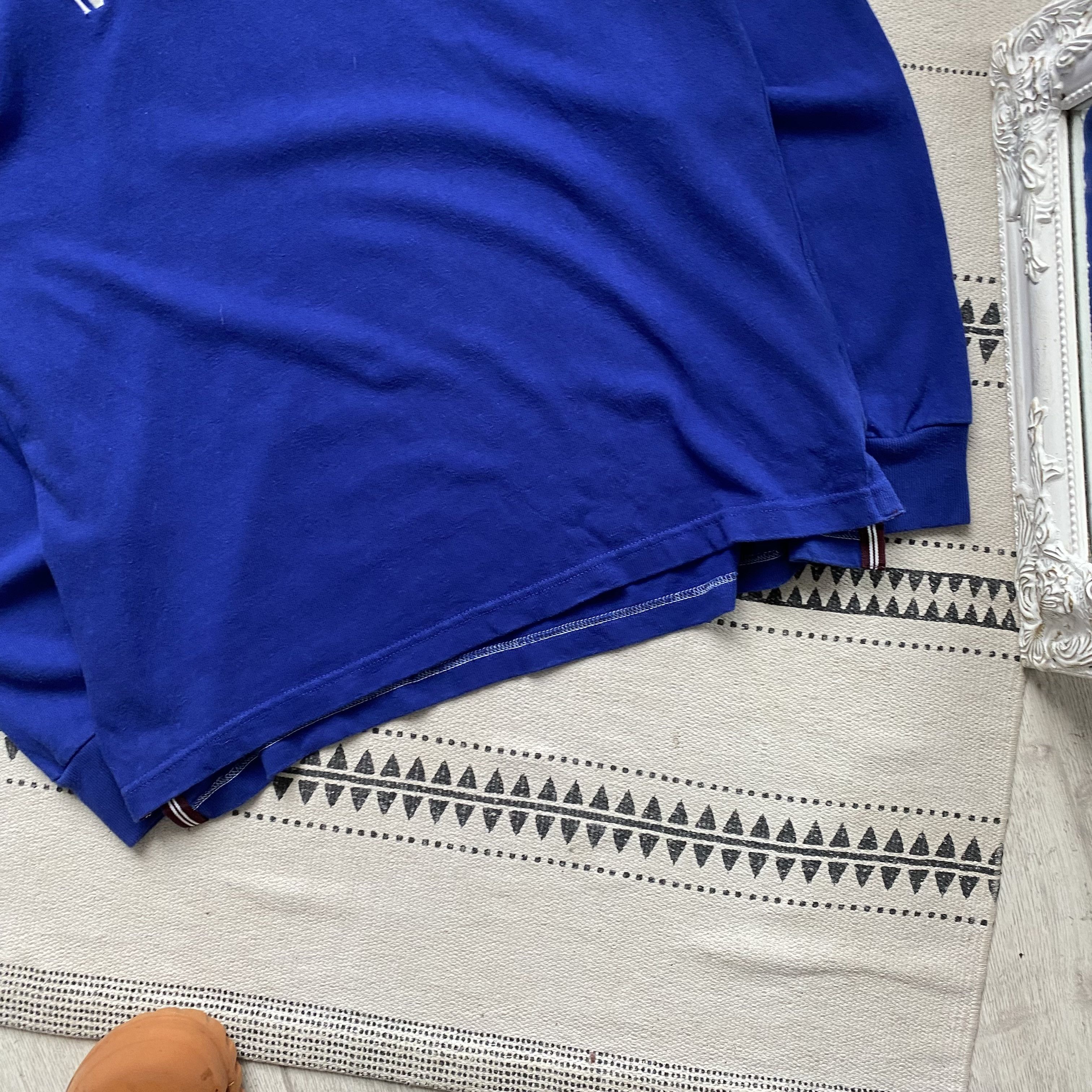 Polo Ralph Lauren 💙 Vintage Polo Ralph Lauren style Heavy Rugby shirt Y2K Size US M / EU 48-50 / 2 - 3 Thumbnail