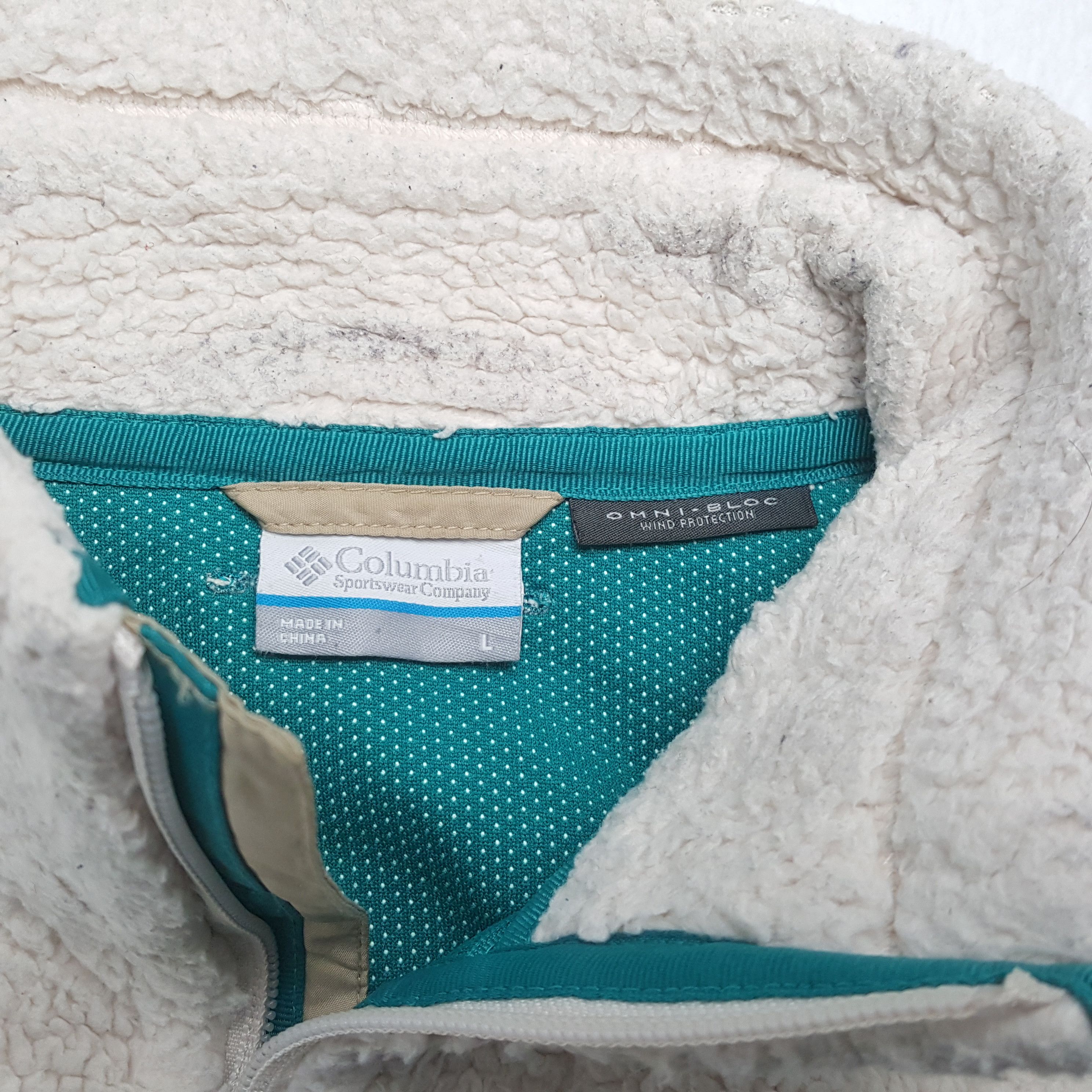 Columbia × Vintage Vintage COLUMBIA Outdoor Style Sherpa Vest Size M / US 6-8 / IT 42-44 - 9 Thumbnail