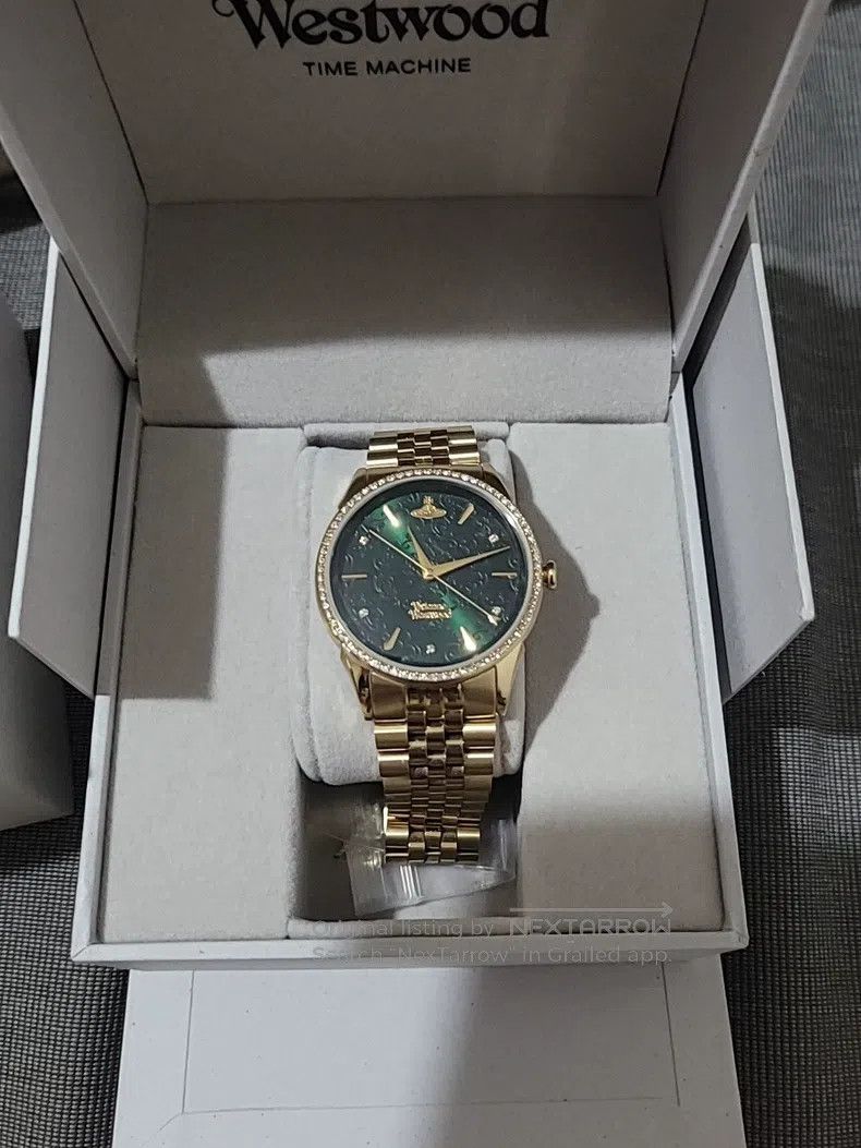 Vivienne Westwood Vivienne Westwood 38mm Submariner Damascus Pattern Engrave Size ONE SIZE - 1 Thumbnail