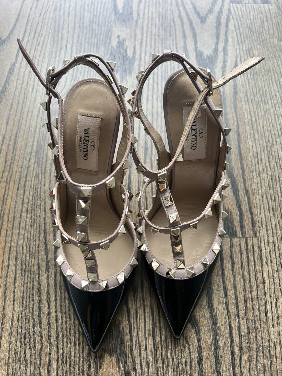 Valentino Valentino RockStud Ankle Heels Size US 7.5 / IT 37.5 - 2 Thumbnail