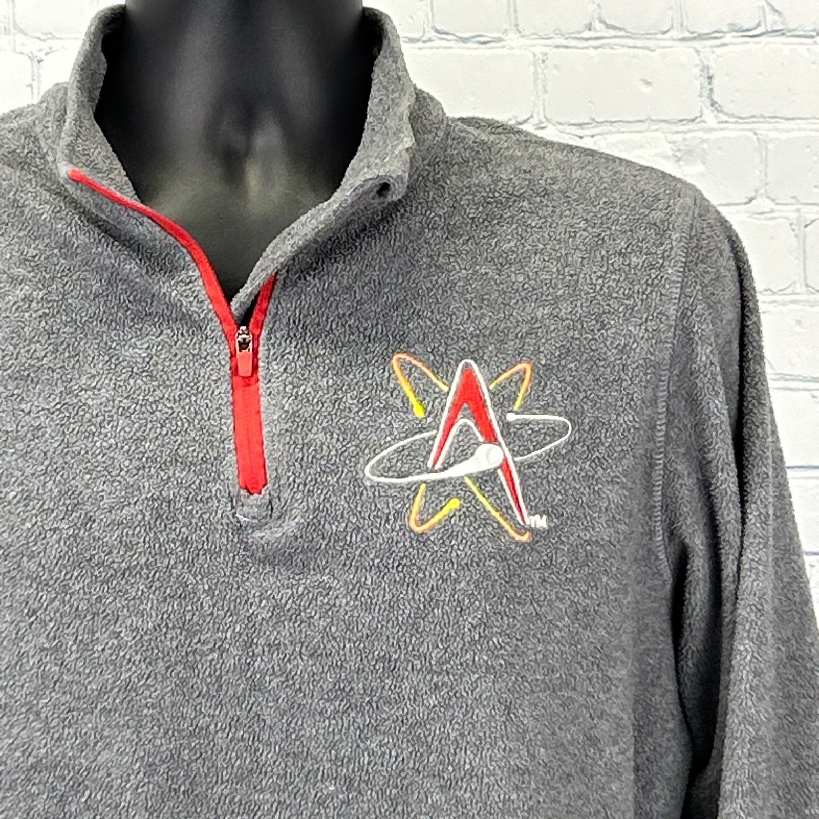 Pepsi Albuquerque Isotopes 1/4 Quarter Zip Fleece Jacket M Medium Size US M / EU 48-50 / 2 - 6 Thumbnail