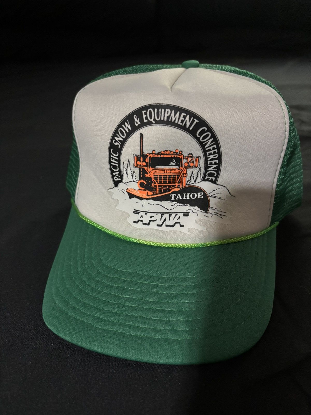 Vintage Tahoe Snow Trucker Hat Size ONE SIZE - 1 Thumbnail