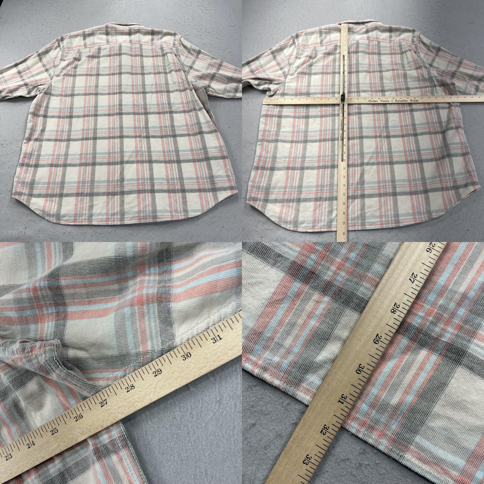 Tommy Bahama Tommy Bahama Shirt Mens 2XL Beige Plaid Corr-Chella Cotton Long Sleeve NWT Size US XXL / EU 58 / 5 - 8 Thumbnail