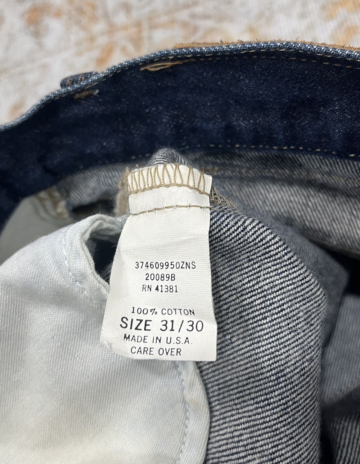 RRL Ralph Lauren Vintage RRL Ralph Lauren Blue Indigo made in USA🇺🇸 Size US 31 - 8 Thumbnail