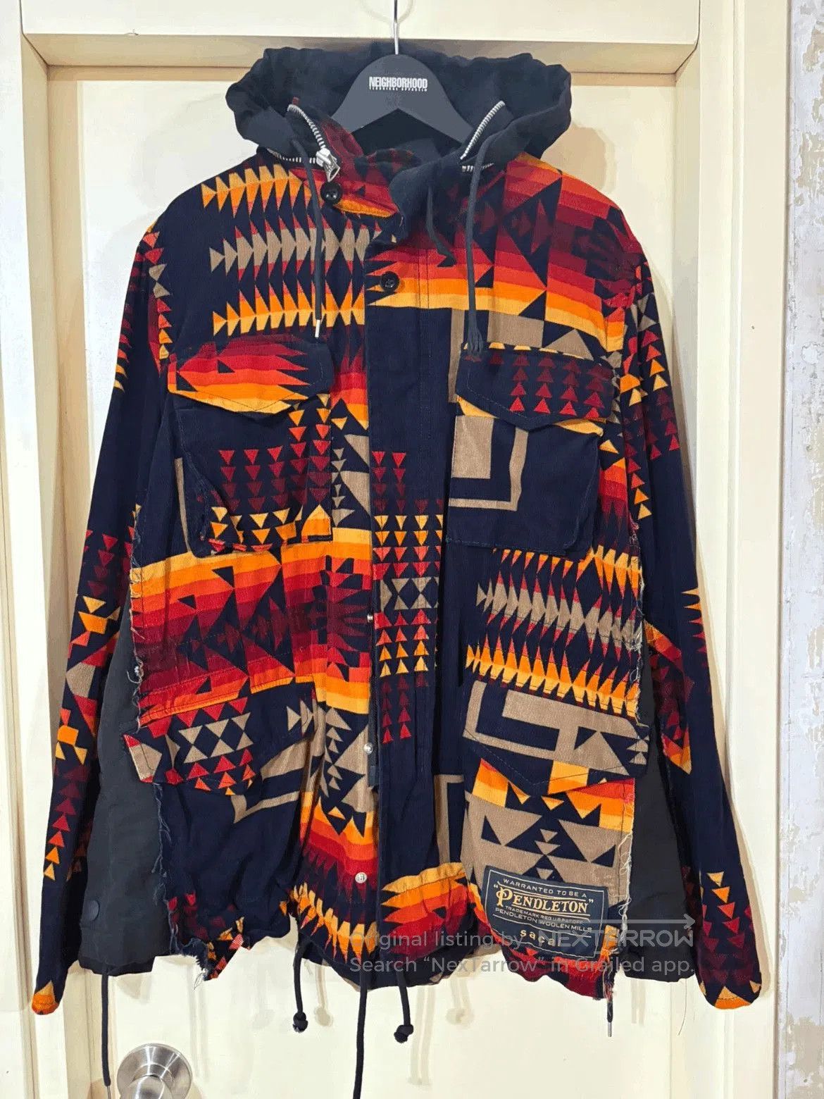 Pendleton Sacai x Pendleton 19SS M65 Jacket. Size US S / EU 44-46 / 1 - 1 Thumbnail