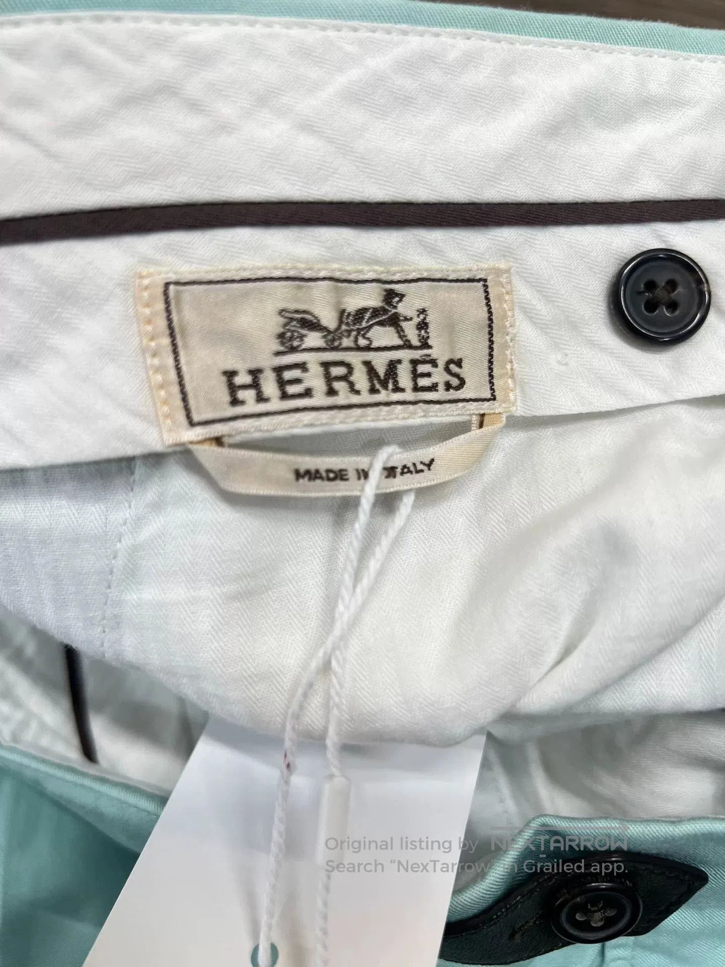 Hermes Hermes Blue Paneled Casual Shorts 44. Size US 44 / EU 60 - 3 Thumbnail