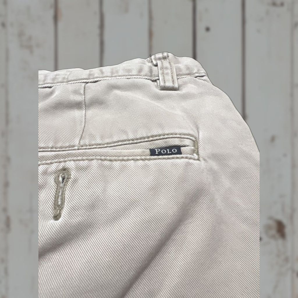 Polo Ralph Lauren Polo Ralph Lauren Shorts Men 33 Chino Belted Beige 9in Inseam Classic Pleated Front Cotton NYC Vintage-Style Look Size US XS / EU 42 / 0 - 1 Thumbnail
