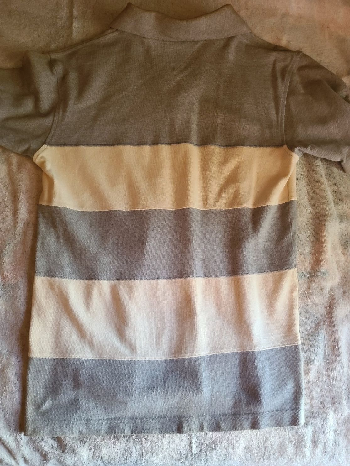Tommy Hilfiger Vintage 90s Tommy Hilfiger Center Flag Polo - Grey Size US M / EU 48-50 / 2 - 2 Thumbnail