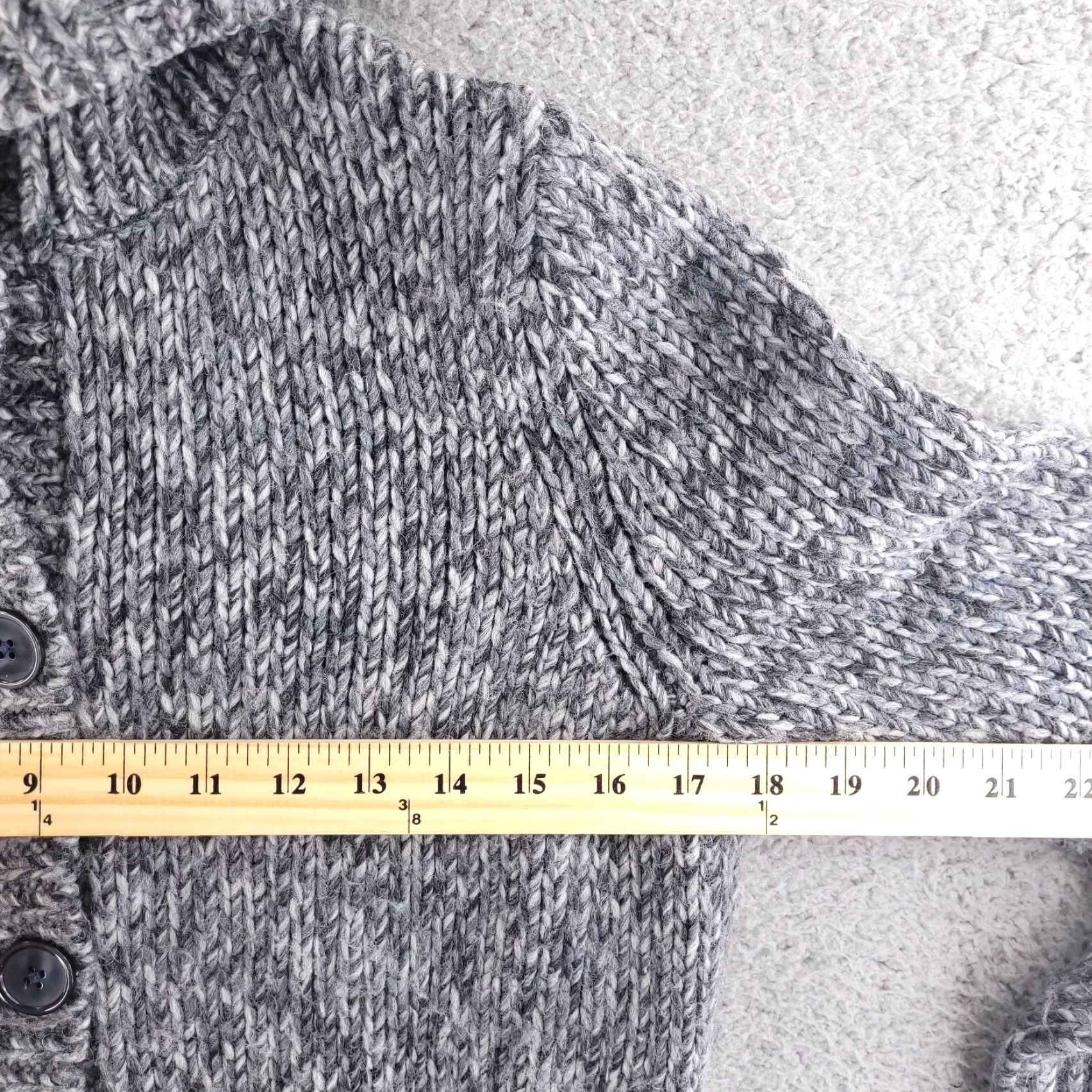 Talbots Talbots Cardigan Sweater Knit Wool Gray Turtleneck Button Long Womens Small Size S / US 4 / IT 40 - 7 Thumbnail