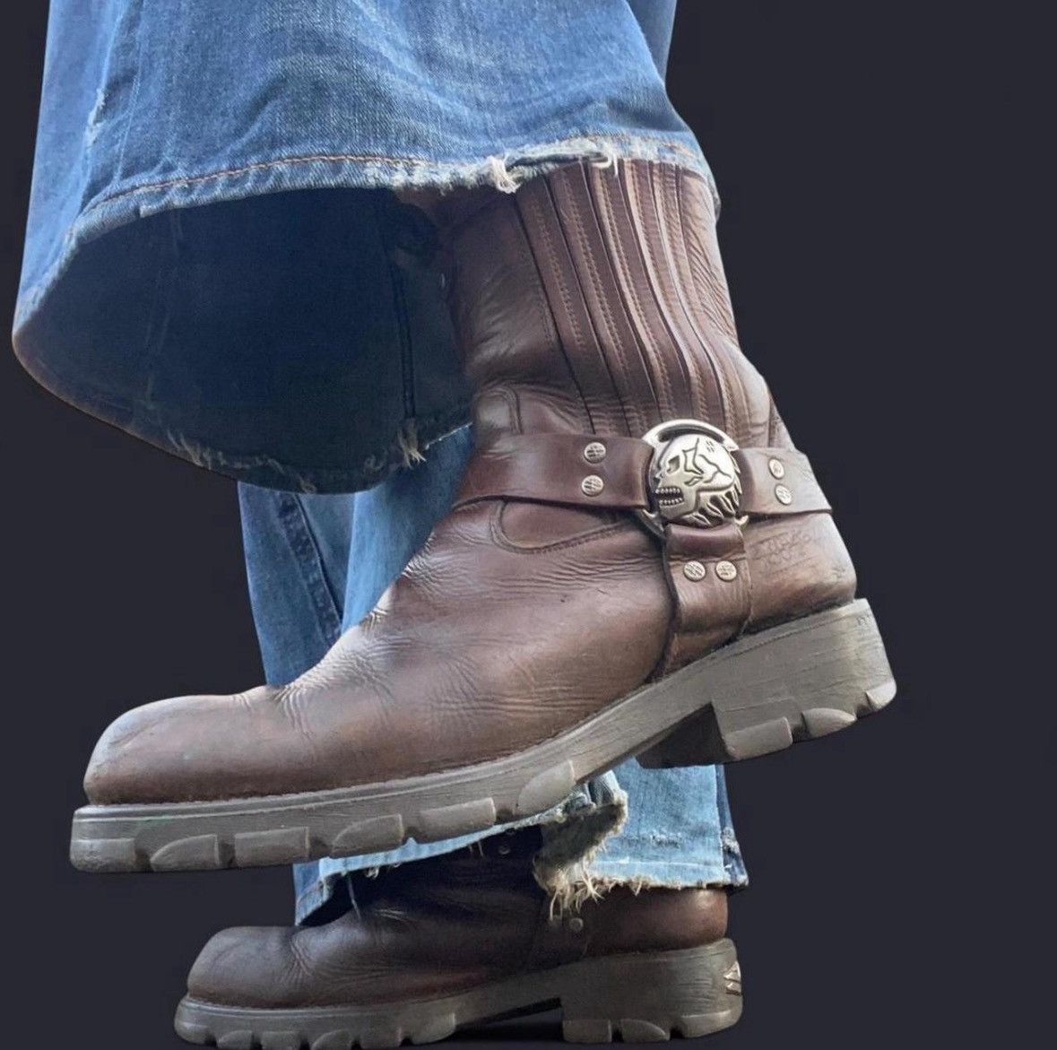 New Rock NEW ROCK BOOTS VINTAGE Size US 12.5 / EU 45-46 - 2 Thumbnail