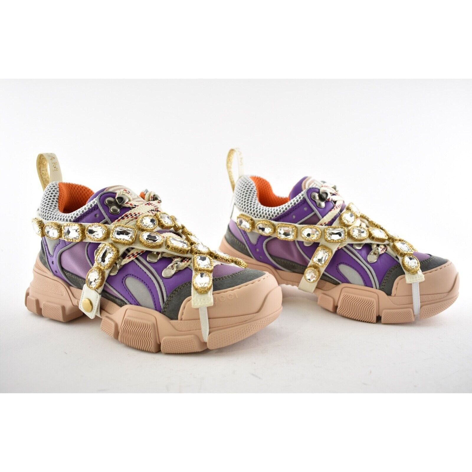 Gucci Womens Journey Flashtrek Crystal Hiker Low Boot Sneaker 36 Size US 6 / IT 36 - 4 Thumbnail