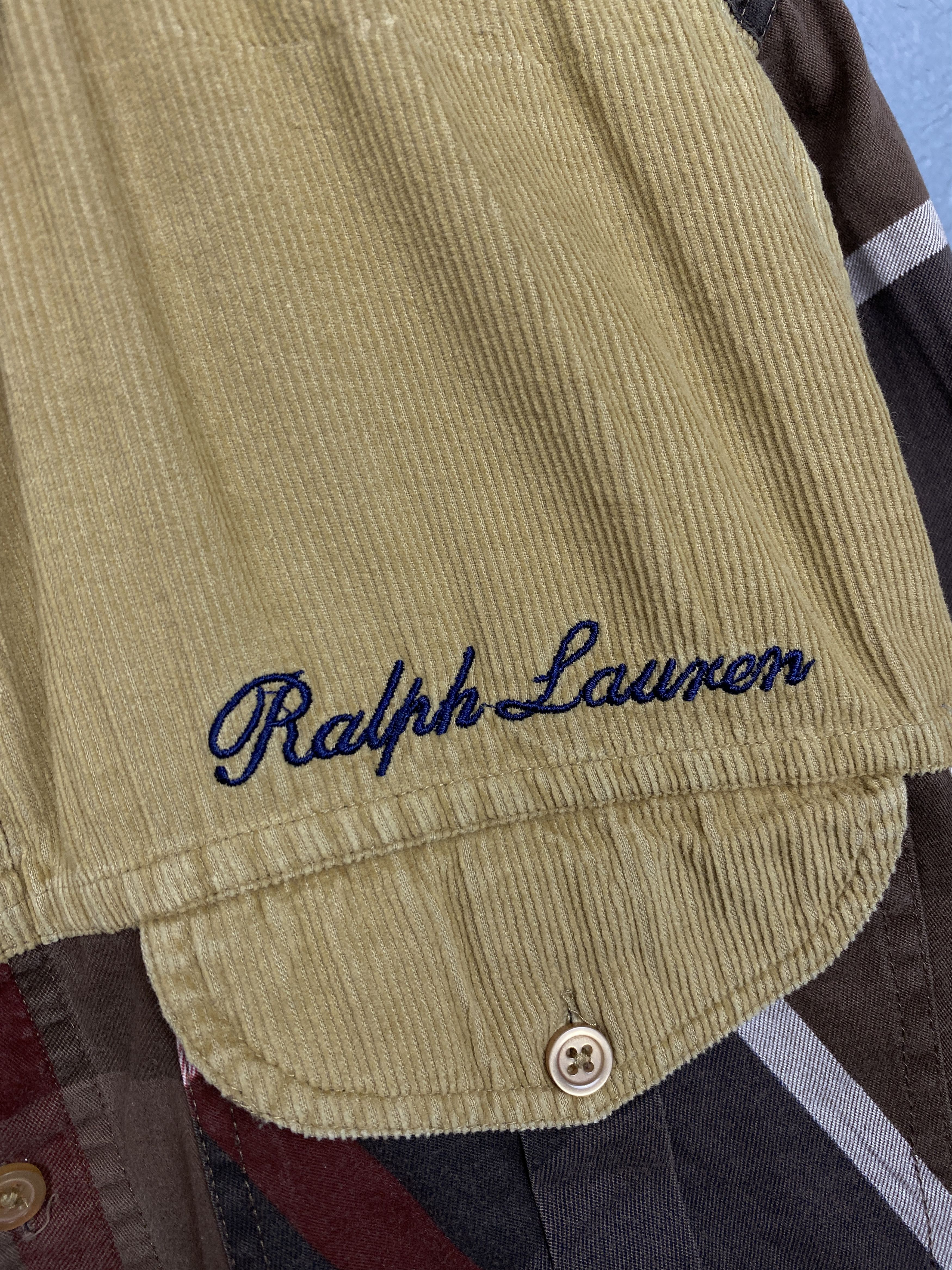 Polo Ralph Lauren × Ralph Lauren × Vintage Polo Ralph Lauren Vintage Mens Western Plaid Shirt Size US L / EU 52-54 / 3 - 3 Thumbnail