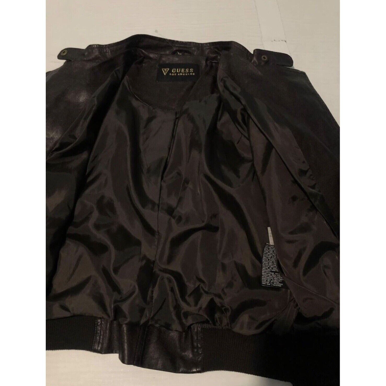 Guess NWT Jacket Faux Leather Large Women GUESS LOS ANGELES Size L / US 10 / IT 46 - 5 Thumbnail