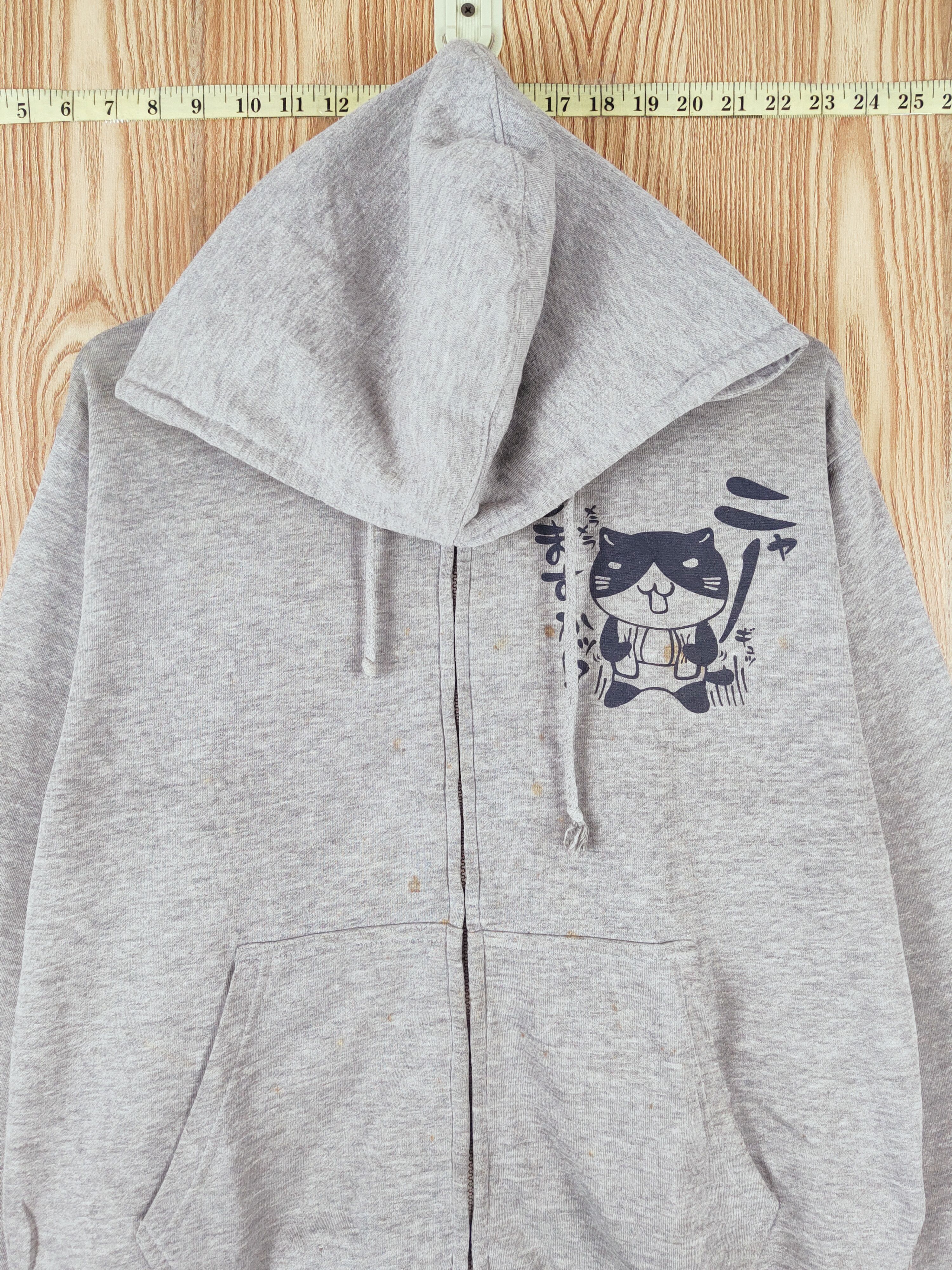 Japanese Brand × Vintage Vintage Oblo Design Gray Hoodie Sweaters Size US M / EU 48-50 / 2 - 3 Thumbnail