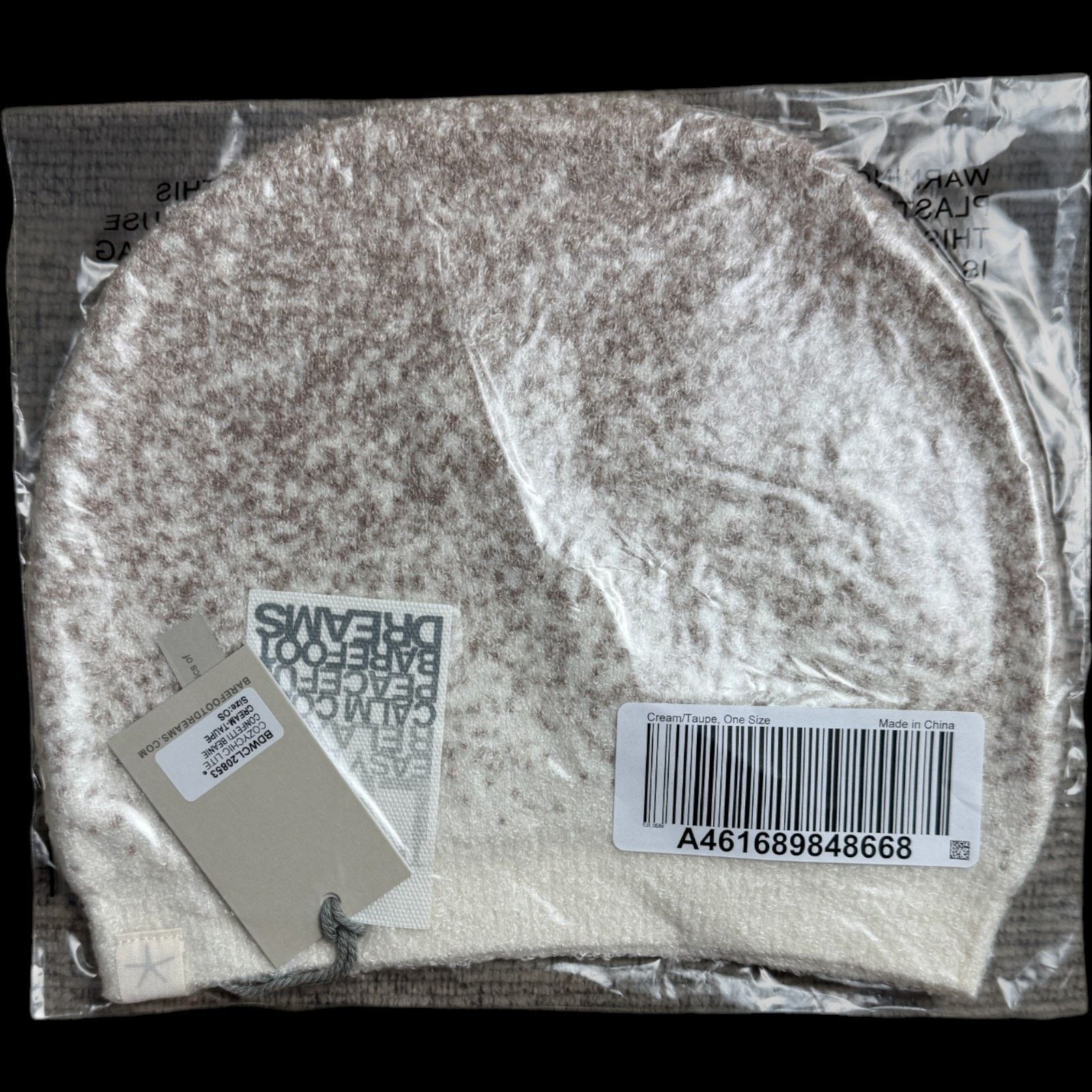 Other Barefoot Dreams Cozy Chic Lite Confetti Beanie Cream-Taupe Size ONE SIZE - 1 Thumbnail