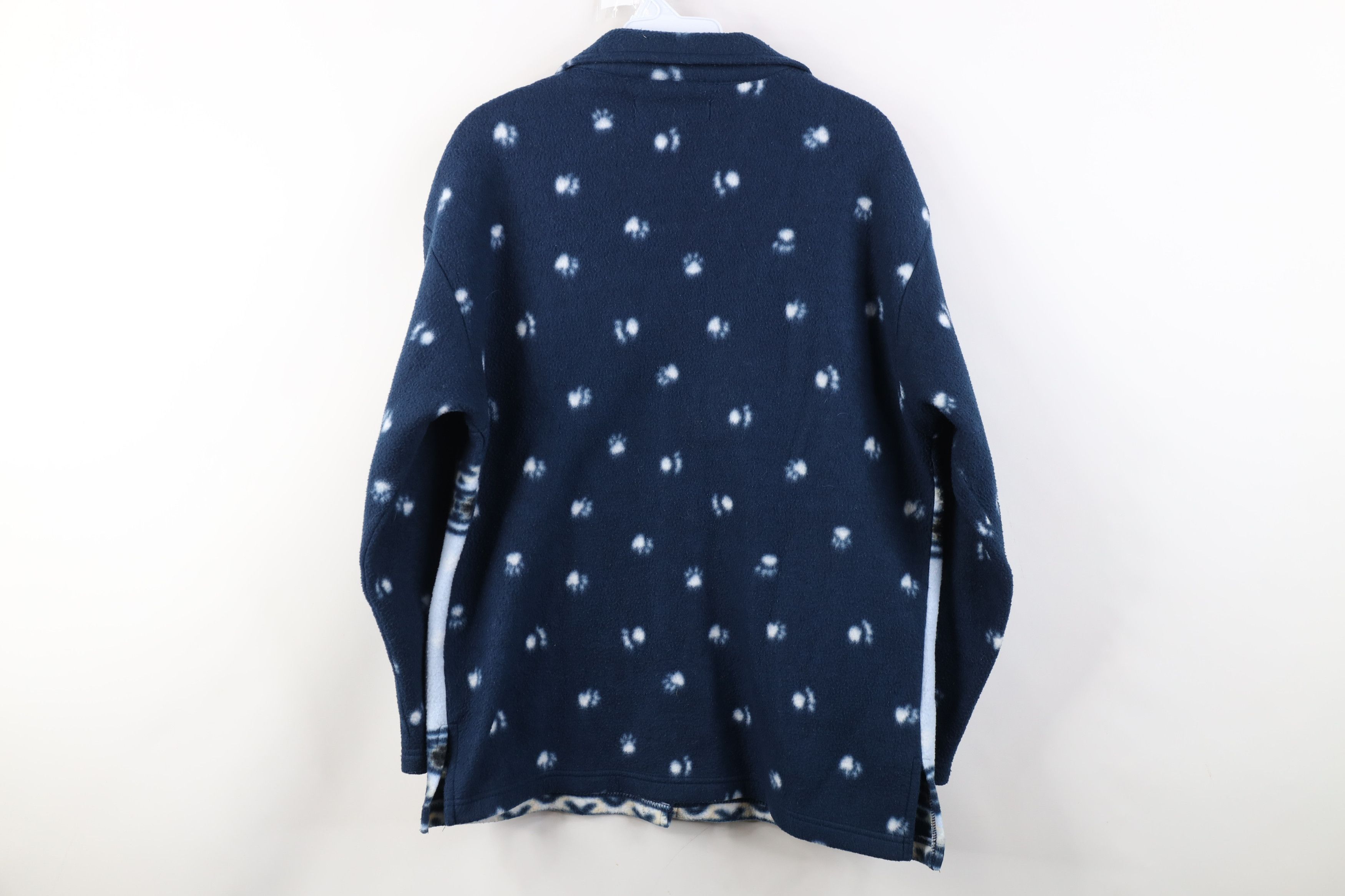 Vintage Vintage 90s Southwestern Polar Bear All Over Shirt Jacket Size M / US 6-8 / IT 42-44 - 10 Thumbnail