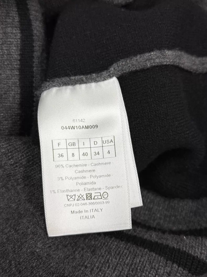 Dior Dior 8-character gray cashmere cardigan coat Size XS / US 0-2 / IT 36-38 - 4 Thumbnail