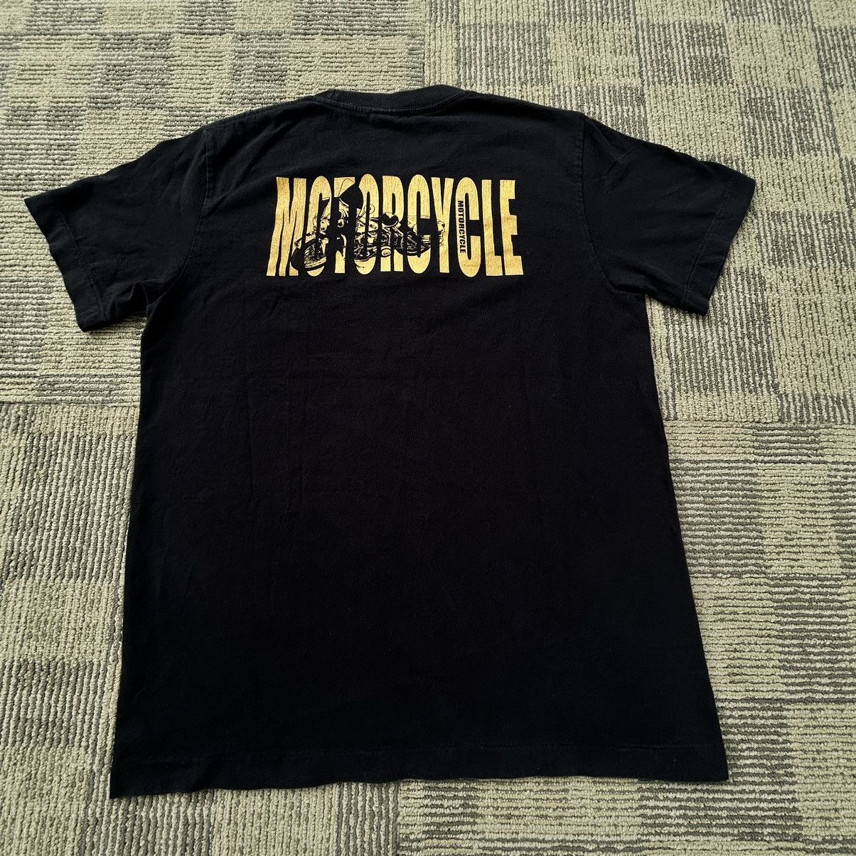 Vintage Vtg 90’s WWII Motorcycle Spell-Out Black T-Shirt Size US S / EU 44-46 / 1 - 5 Thumbnail