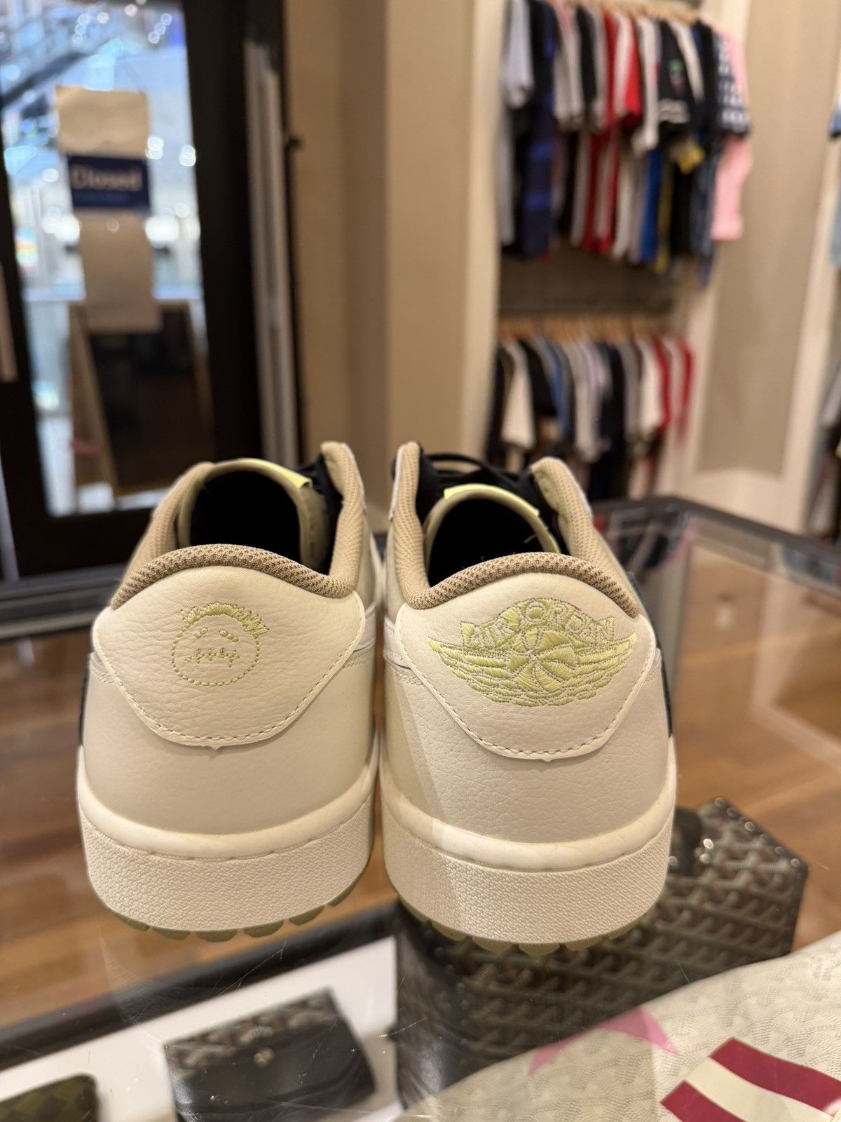 Jordan Brand × Travis Scott Travis Scott x Jordan 1 Retro Low Golf ‘Neutral Olive’ Size US 12.5 / EU 45-46 - 6 Thumbnail