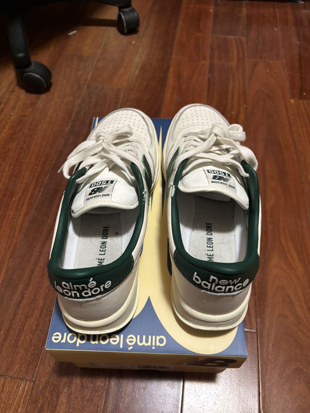 Aime Leon Dore × New Balance Aime Leon Dore x New Balance T500 White Green Size US 8.5 / EU 41-42 - 3 Thumbnail