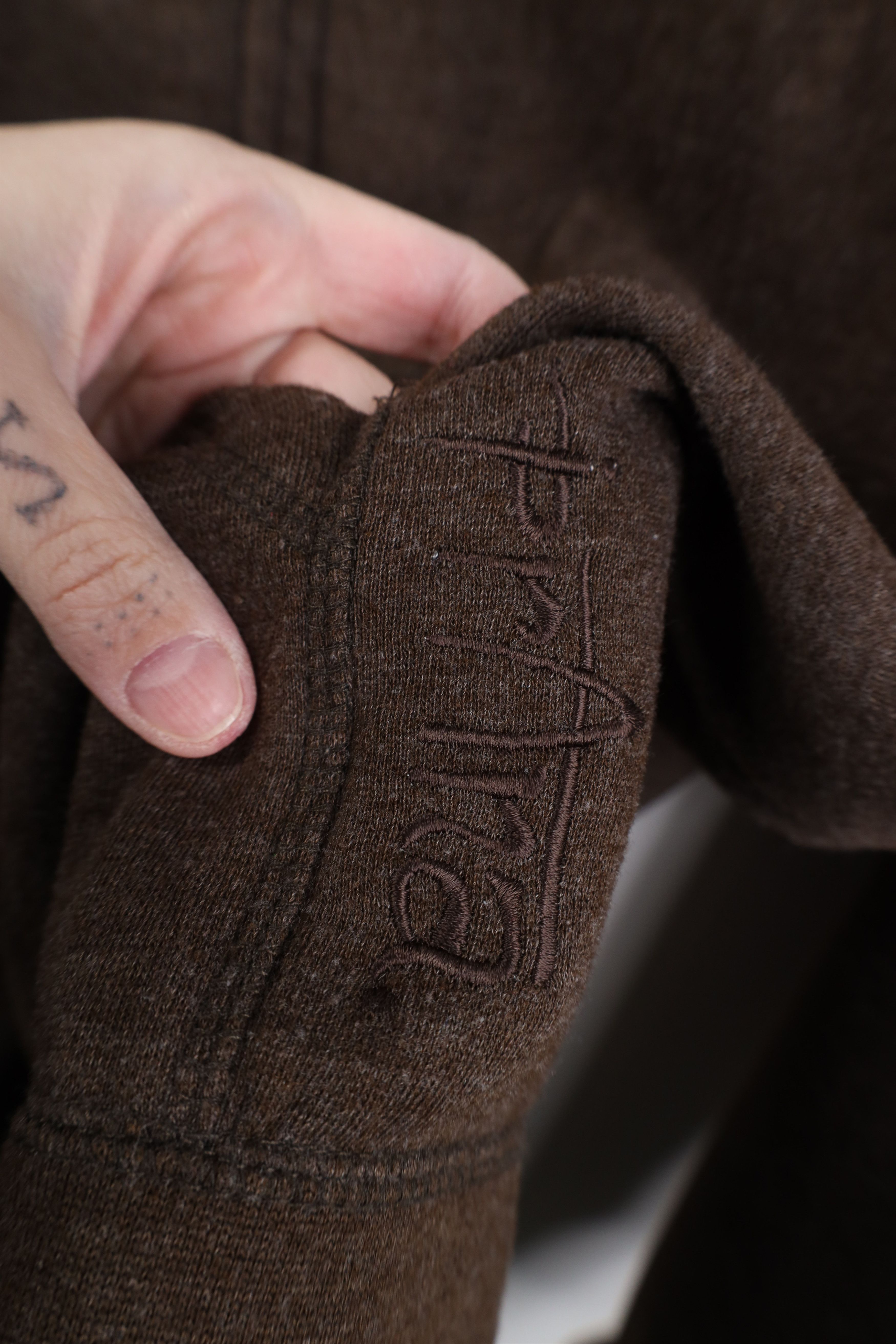 Prana Vintage prAna Breathe Spell Big Logo Full Zip Hoodie Brown Size US L / EU 52-54 / 3 - 4 Thumbnail