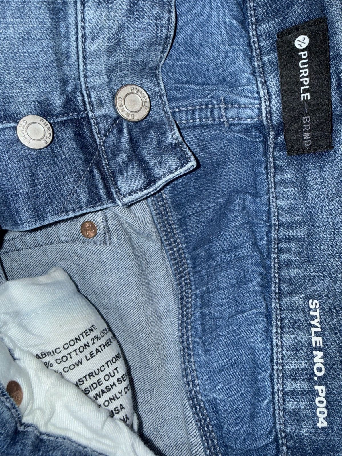 Purple Brand Purple Brand P006 Paint Splatter bootcut Denim Size US 31 - 3 Thumbnail
