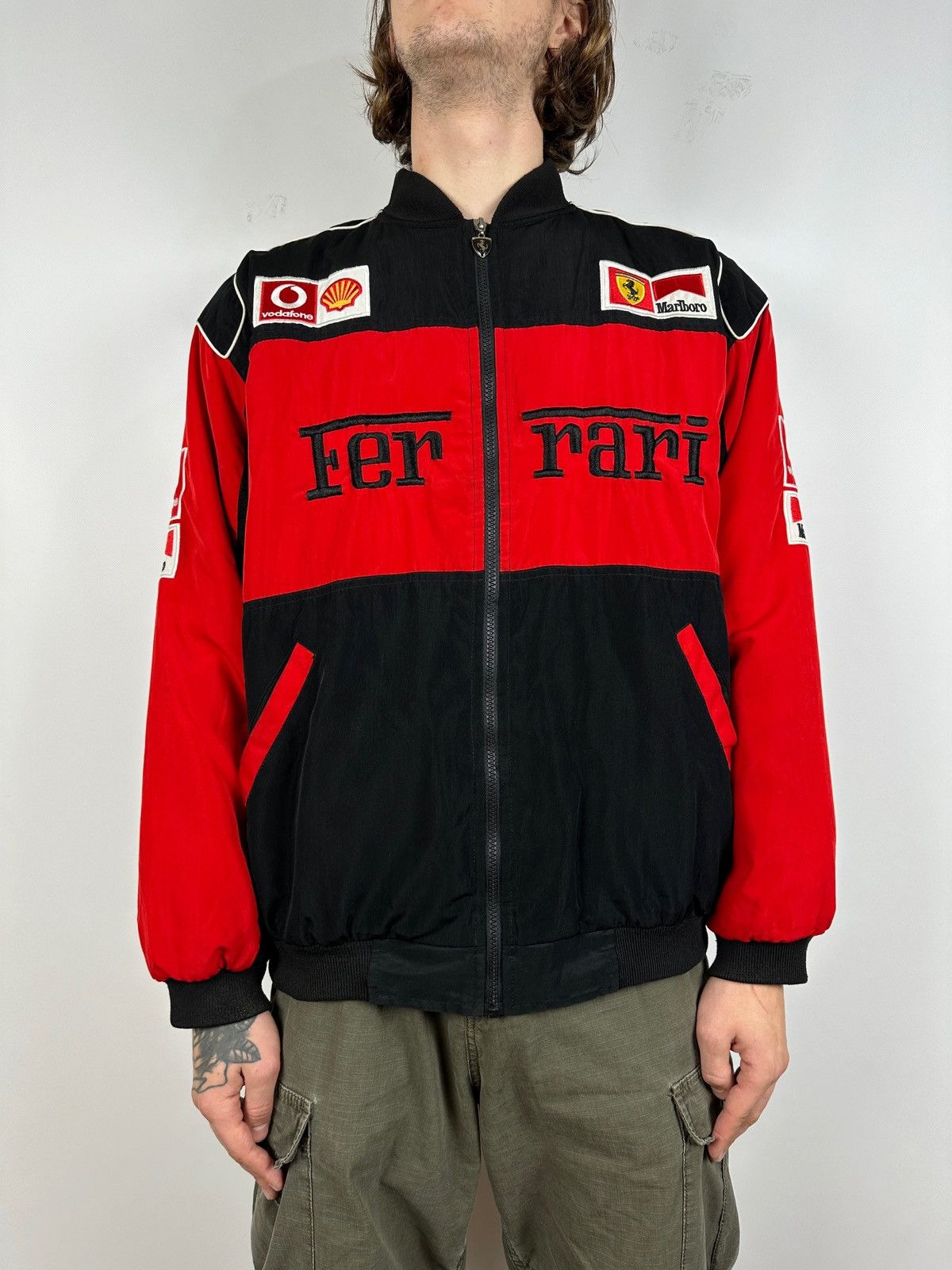 Ferrari Vintage Ferrari Michael Schumacher F1 Marlboro Racing Jacket Size US XL / EU 56 / 4 - 1 Thumbnail