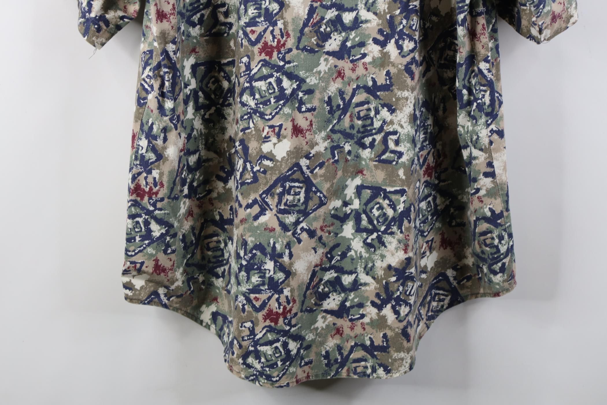 Vintage Vintage 90s Streetwear Art Collared Button Down Shirt USA Size US L / EU 52-54 / 3 - 11 Thumbnail
