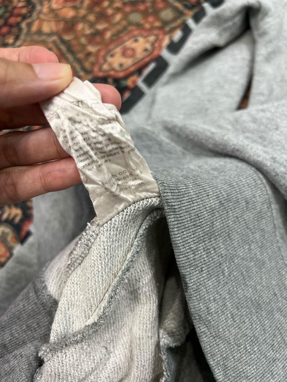 Number (N)ine × Yohji Yamamoto Number (nine) Sweatshirt Gray Colour Size US M / EU 48-50 / 2 - 10 Thumbnail