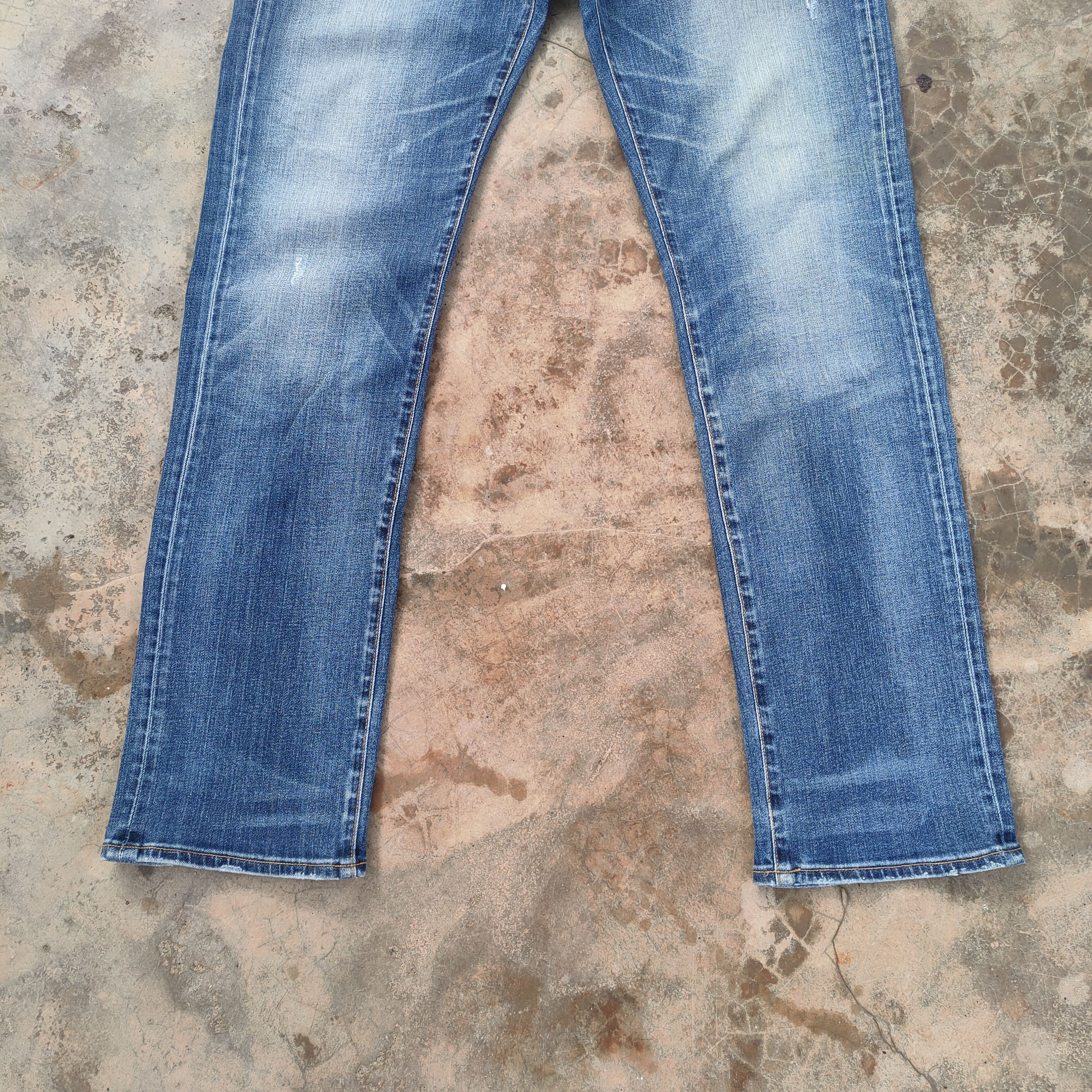 Japanese Brand W35 VINTAGE JAPANESE FADED DISTRESSED DENIM JEAN PANTS Size US 35 - 4 Thumbnail