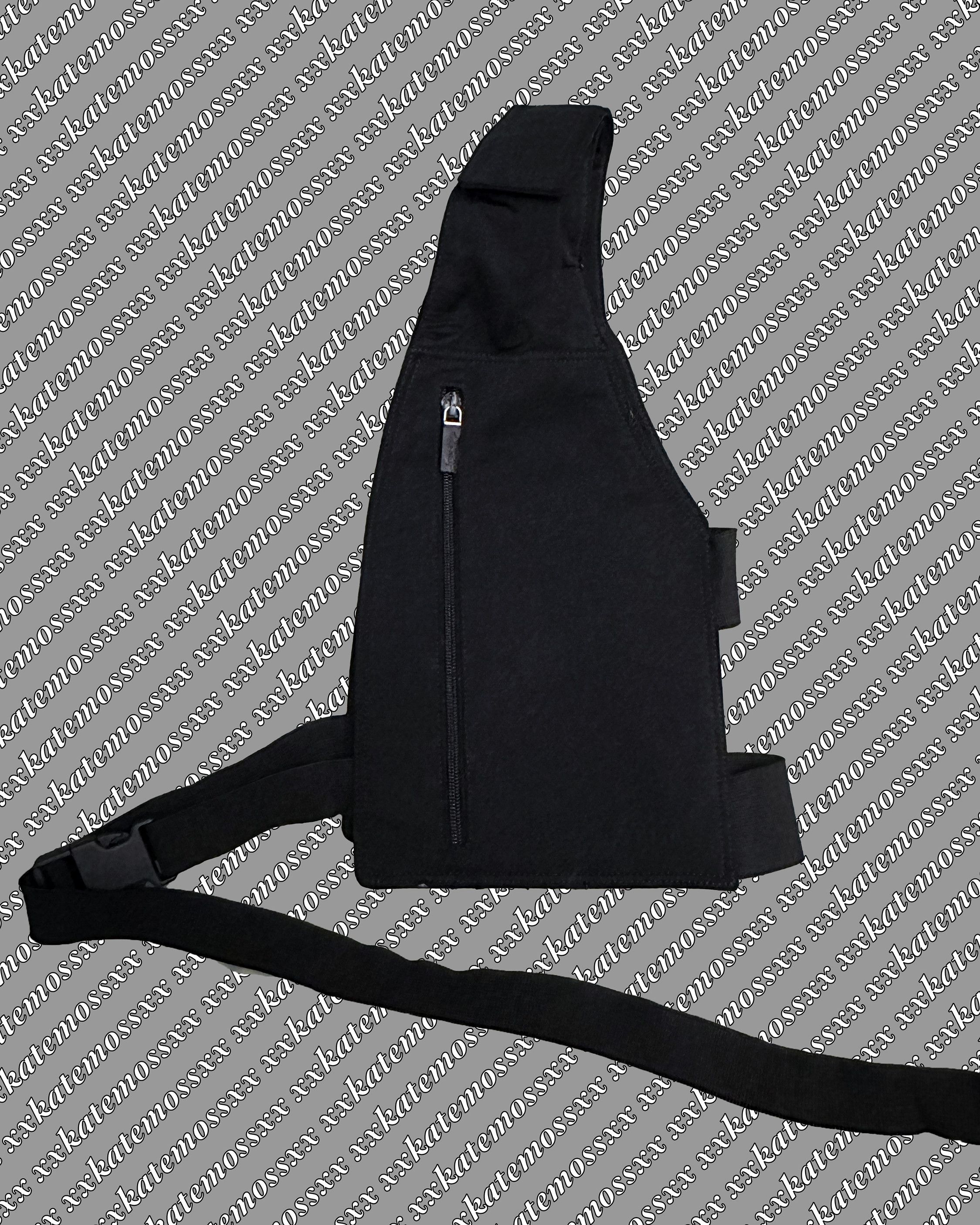 Miu Miu SS99 Nylon Neoprene Chest Rig Holster Bag