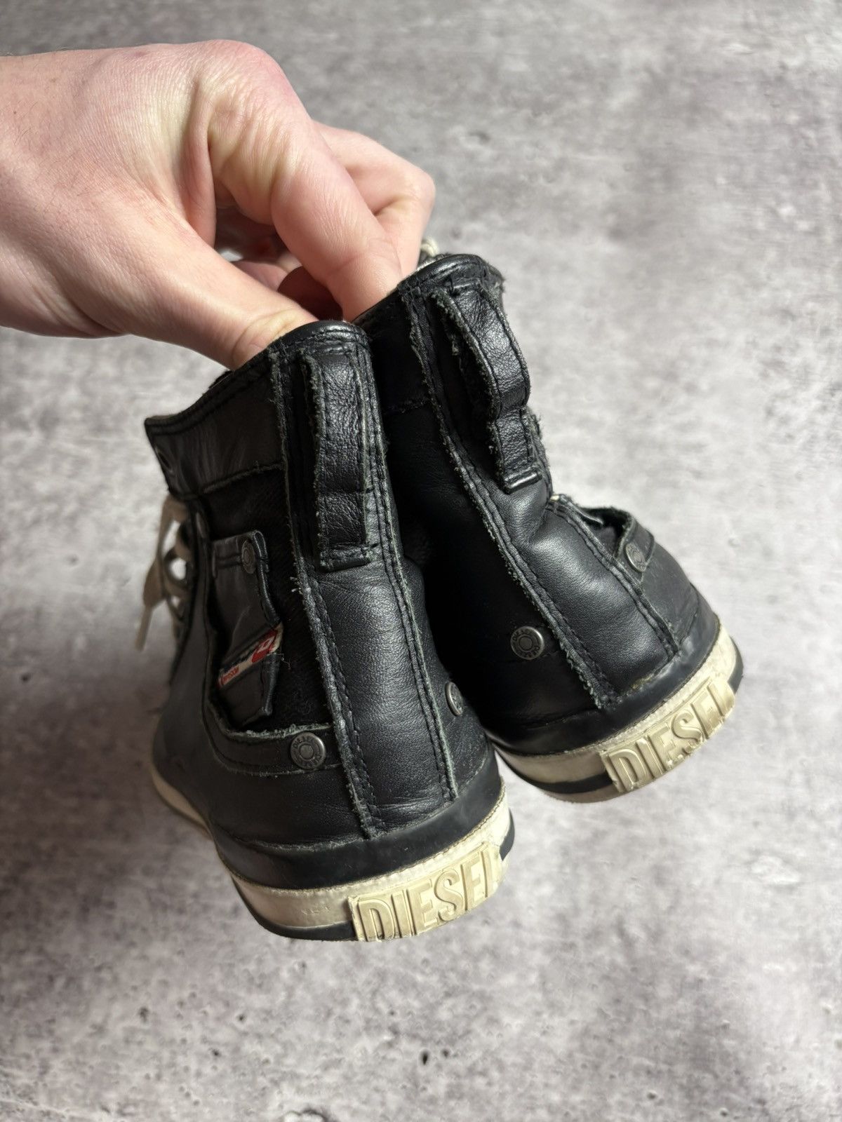 Diesel Vintage Leather Diesel Sneakers Size US 6.5 / EU 39-40 - 4 Thumbnail