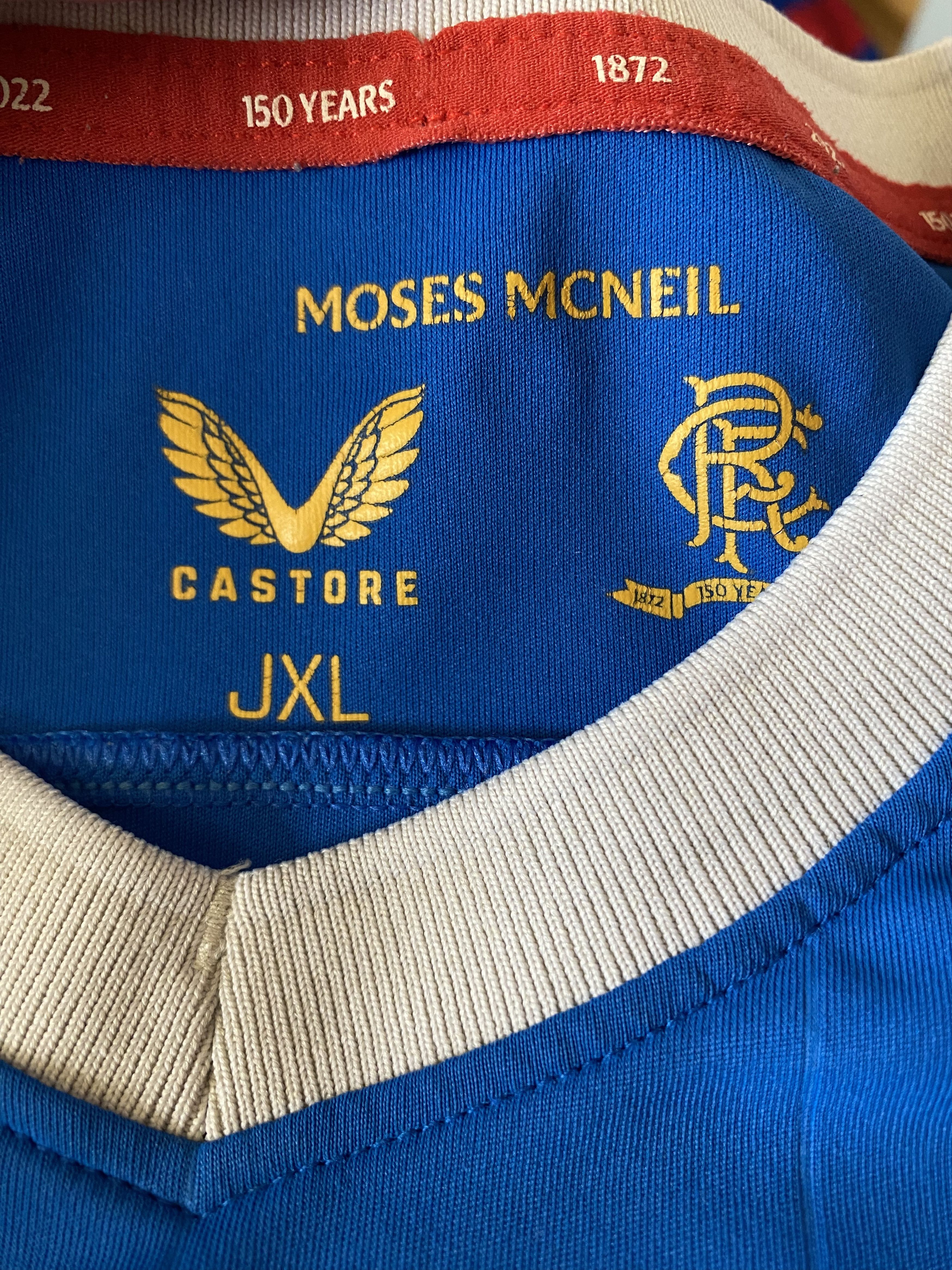 Castore RANGERS F.C. 2022 - 150th Anniversary - Castore - YXL UNIQUE Size US XXS / EU 40 - 5 Thumbnail