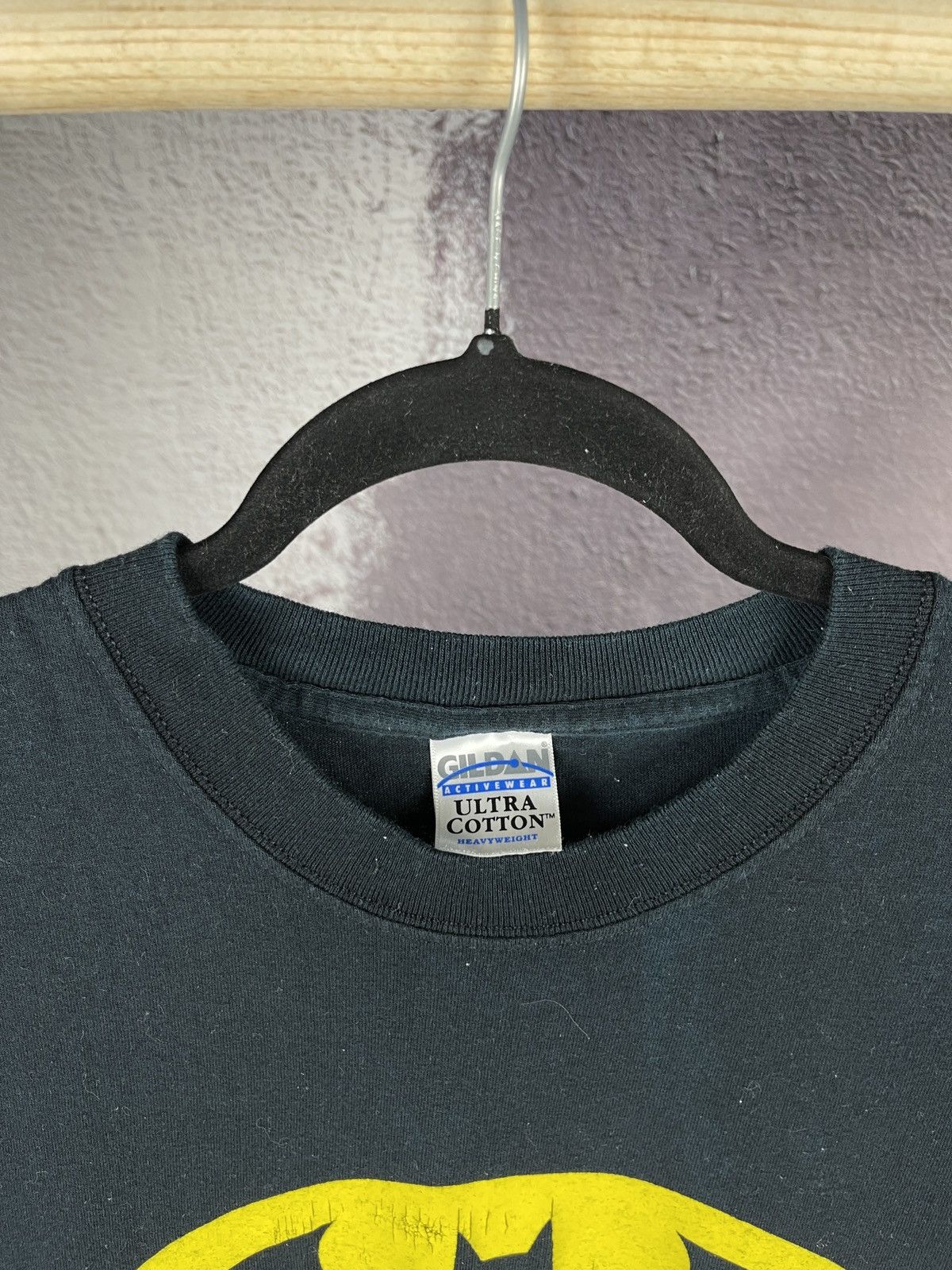 DC Comics Gildan Batman y2k 2000s vintage big logo tee shirt Size US L / EU 52-54 / 3 - 3 Thumbnail