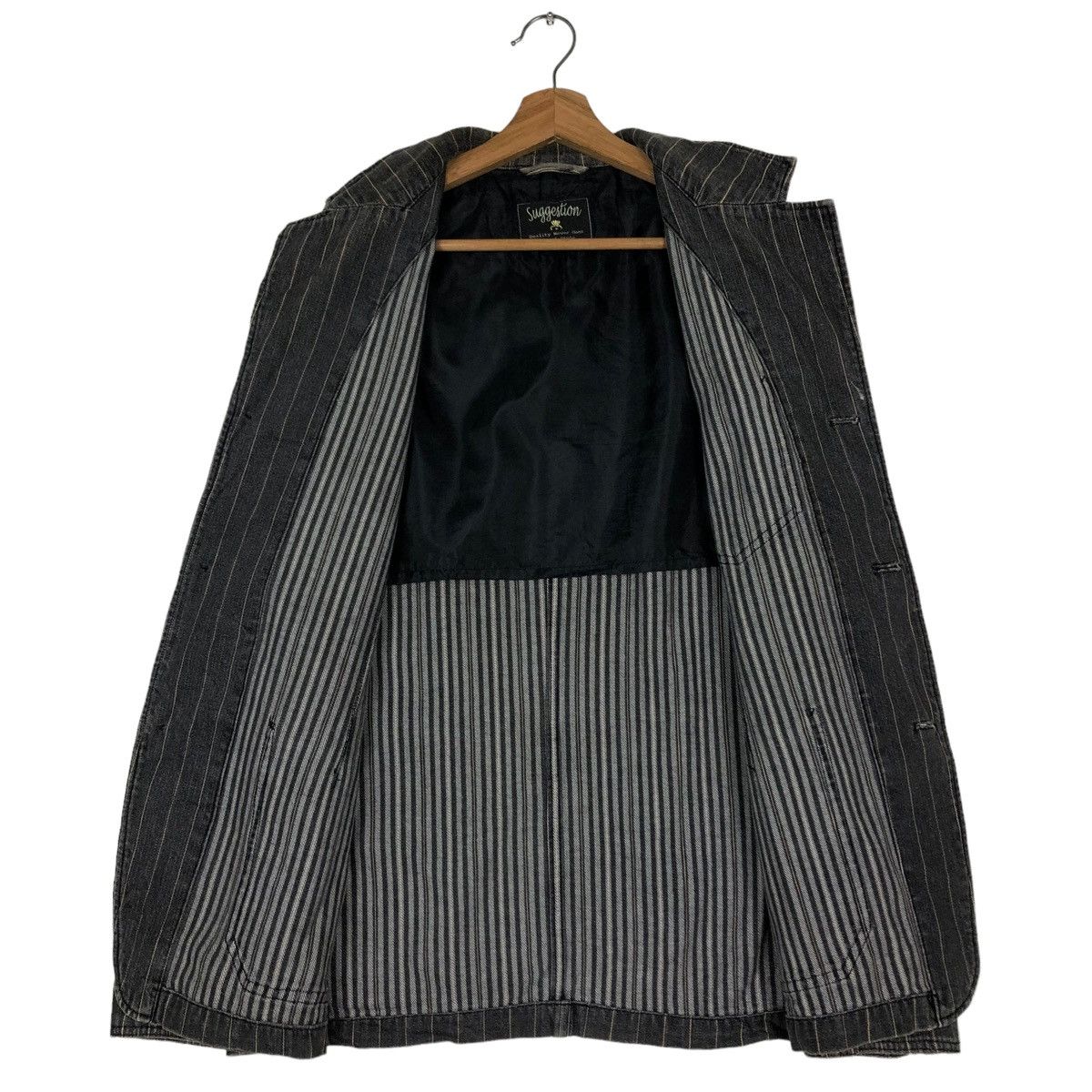 Japanese Brand 🔥Vintage Hickory Chore Jacket Stripe Suggestion Issey Miyake Size US M / EU 48-50 / 2 - 13 Thumbnail