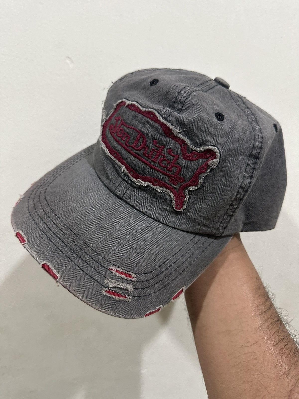 Von Dutch VTG Distress Von Dutch Baseball Hat Size ONE SIZE - 1 Thumbnail