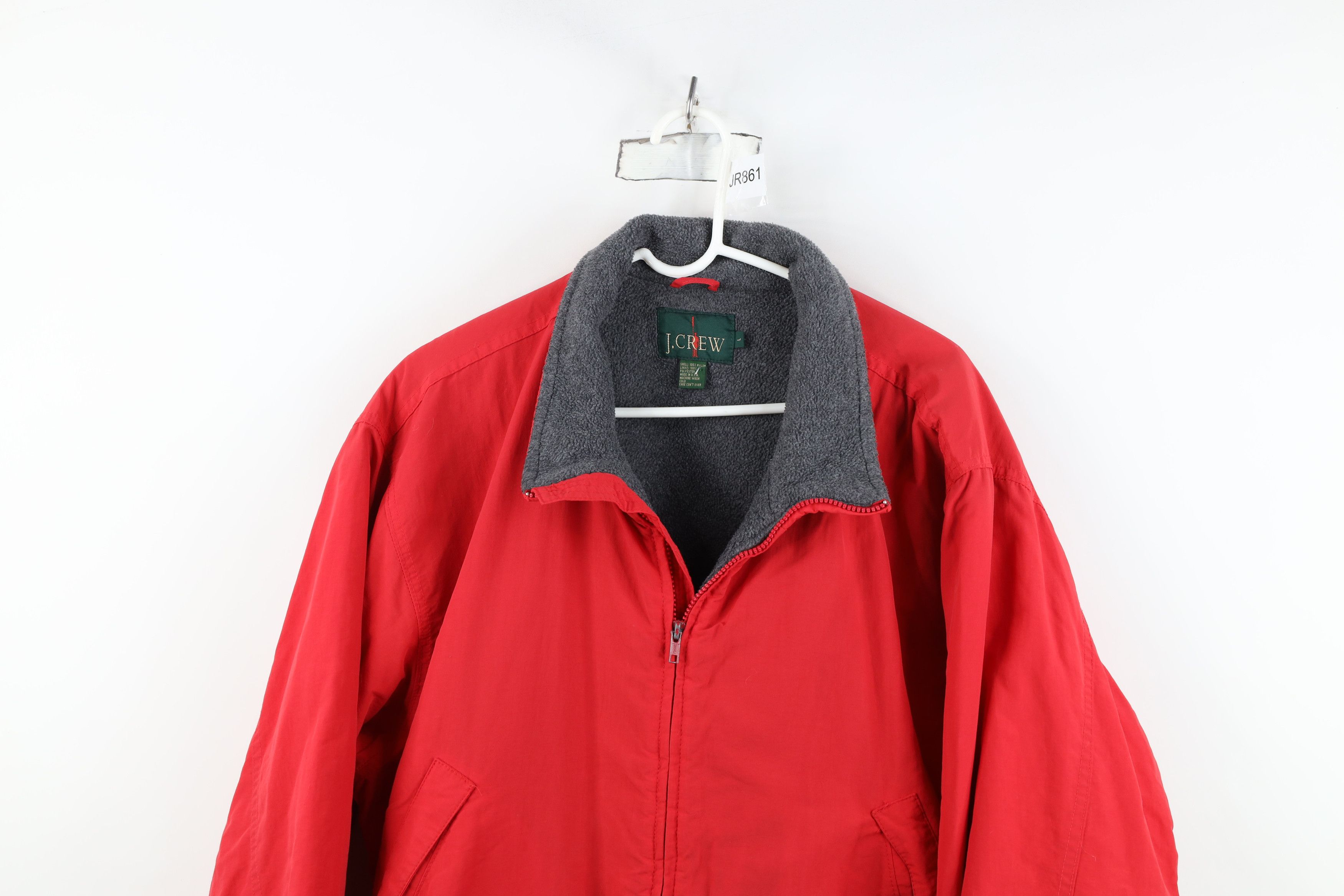 J.Crew Vintage 90s J Crew Lined Chore Barn Parka Jacket Red USA Size US L / EU 52-54 / 3 - 2 Thumbnail