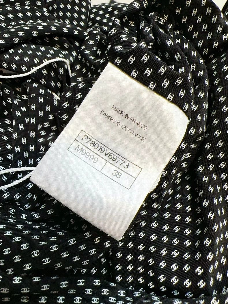 Chanel Chanel 24B full printed small logo strap long dress Size XS / US 0-2 / IT 36-38 - 6 Thumbnail