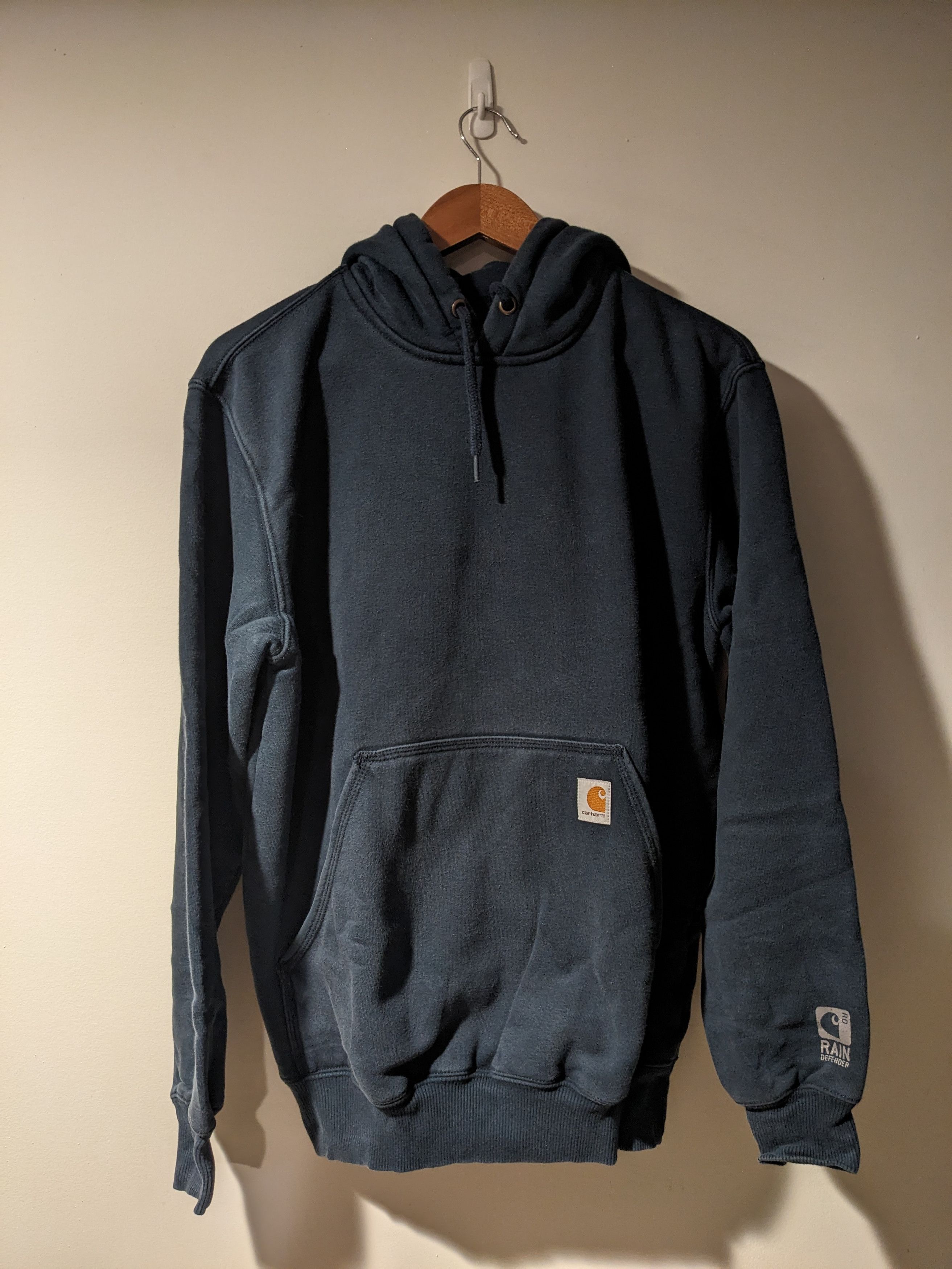 Carhartt × Designer Carhartt Blue Small Rain Defender Heavyweight Hoodie Size US S / EU 44-46 / 1 - 1 Thumbnail