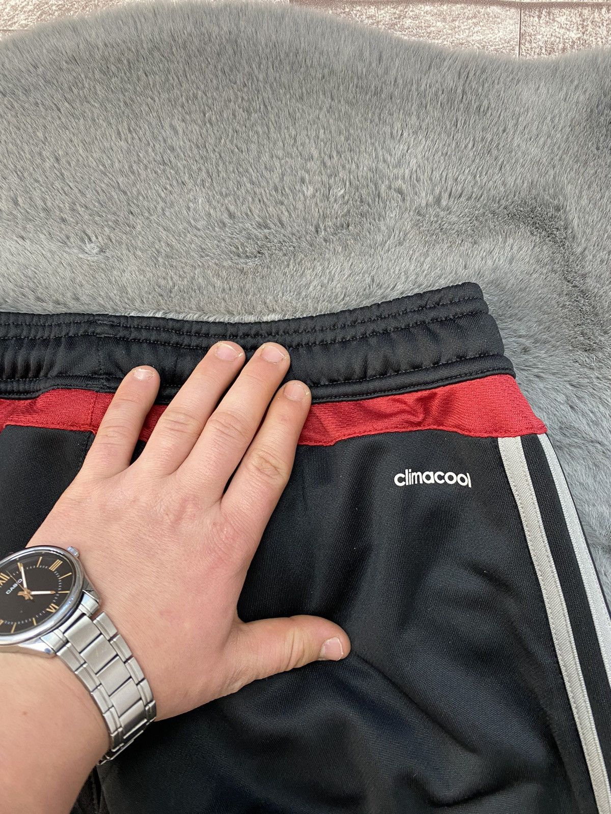 Adidas × Retrofit × Vintage MENS ADIDAS AC MILAN 2015-2016 ROSSONERI PANTS SOCCER SIZE S Size US 32 / EU 48 - 12 Thumbnail