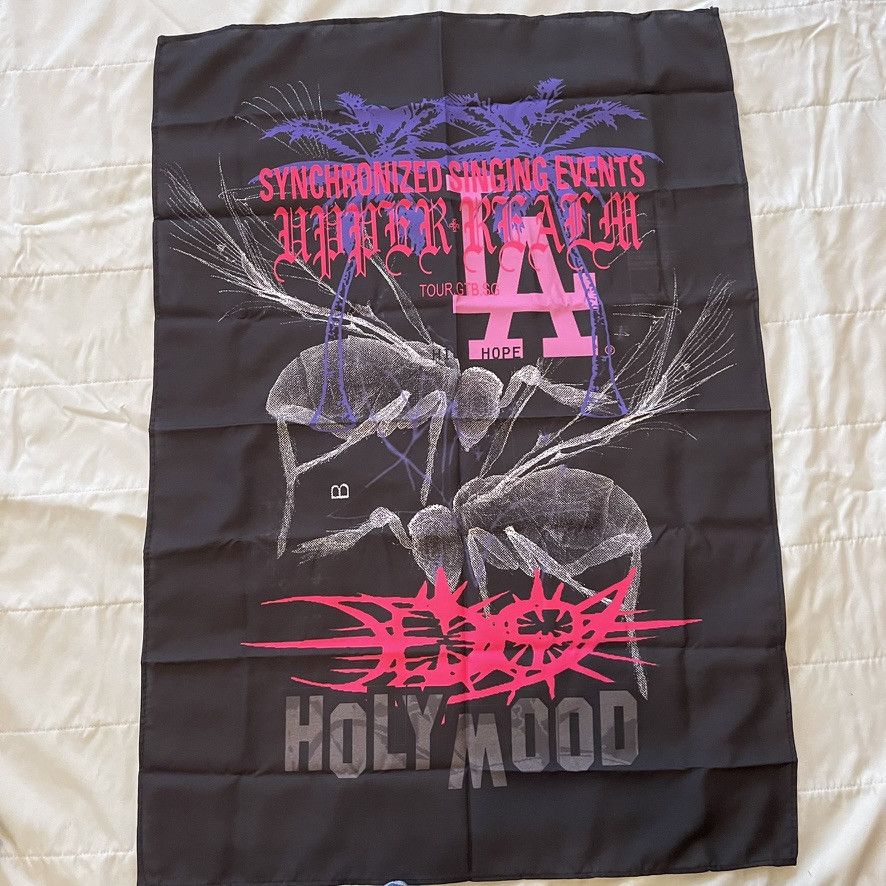 Drain Gang Drain Gang D9 LA Flag Bladee Ecco2k Thaiboy Digital NEW RARE Size ONE SIZE - 1 Thumbnail